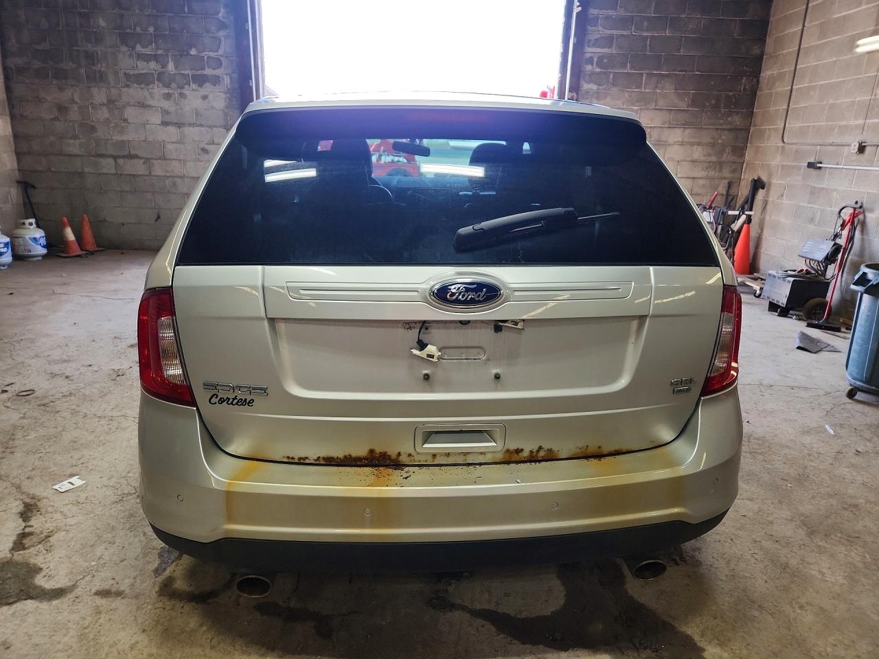 2014 Ford Edge Sel Silver vin: 2FMDK4JC1EBB09533