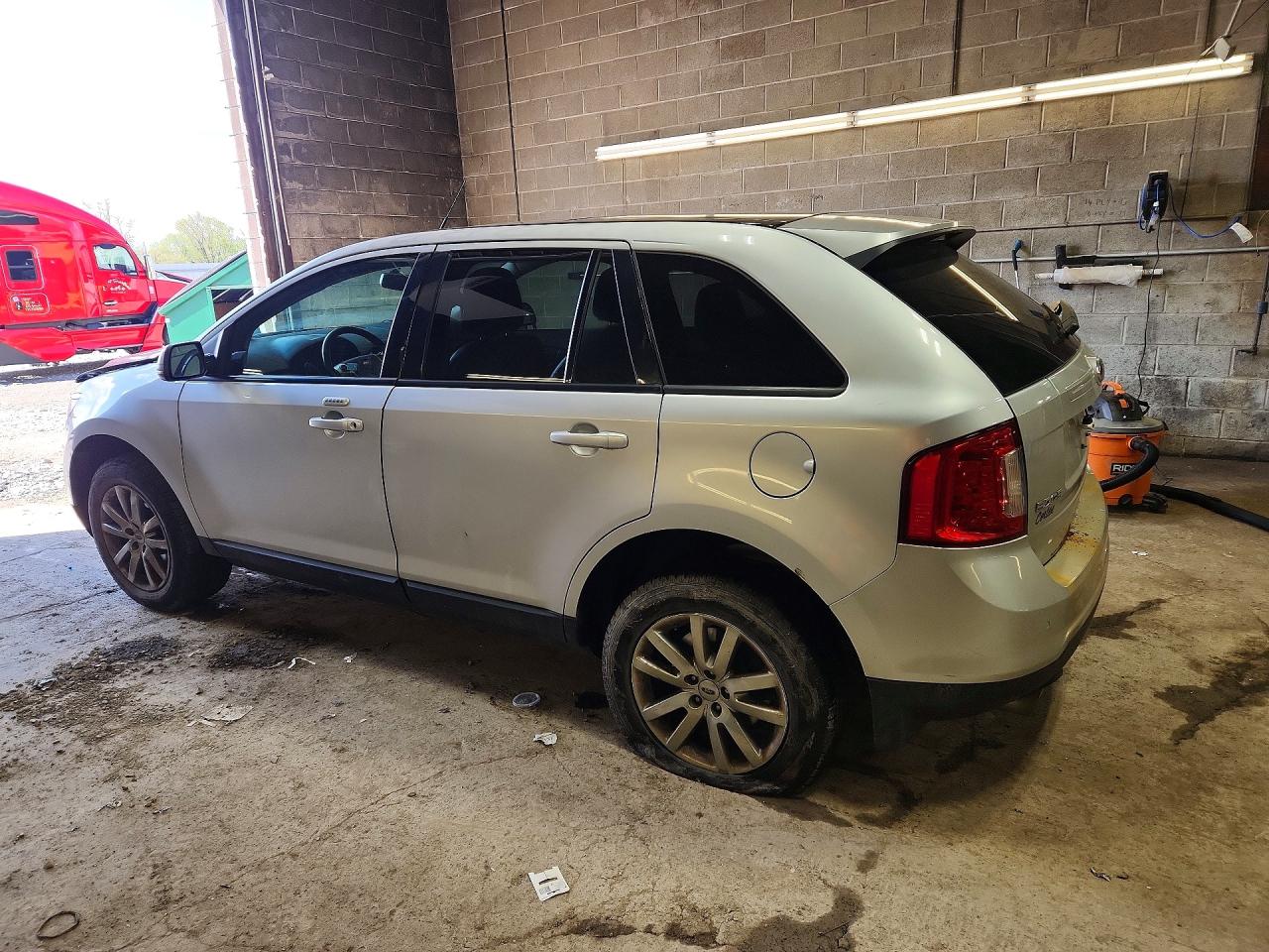 2014 Ford Edge Sel Silver vin: 2FMDK4JC1EBB09533