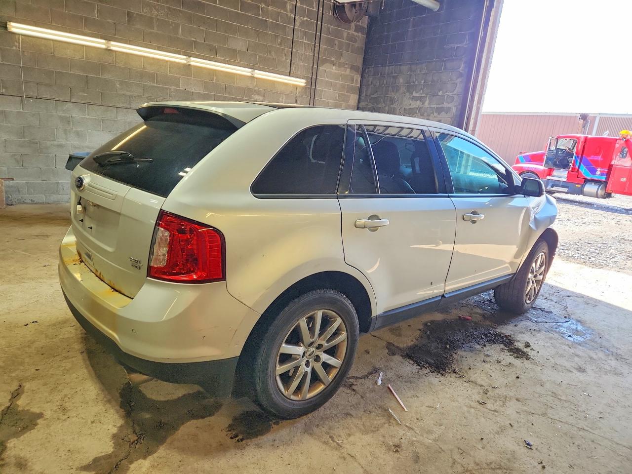 2014 Ford Edge Sel Silver vin: 2FMDK4JC1EBB09533