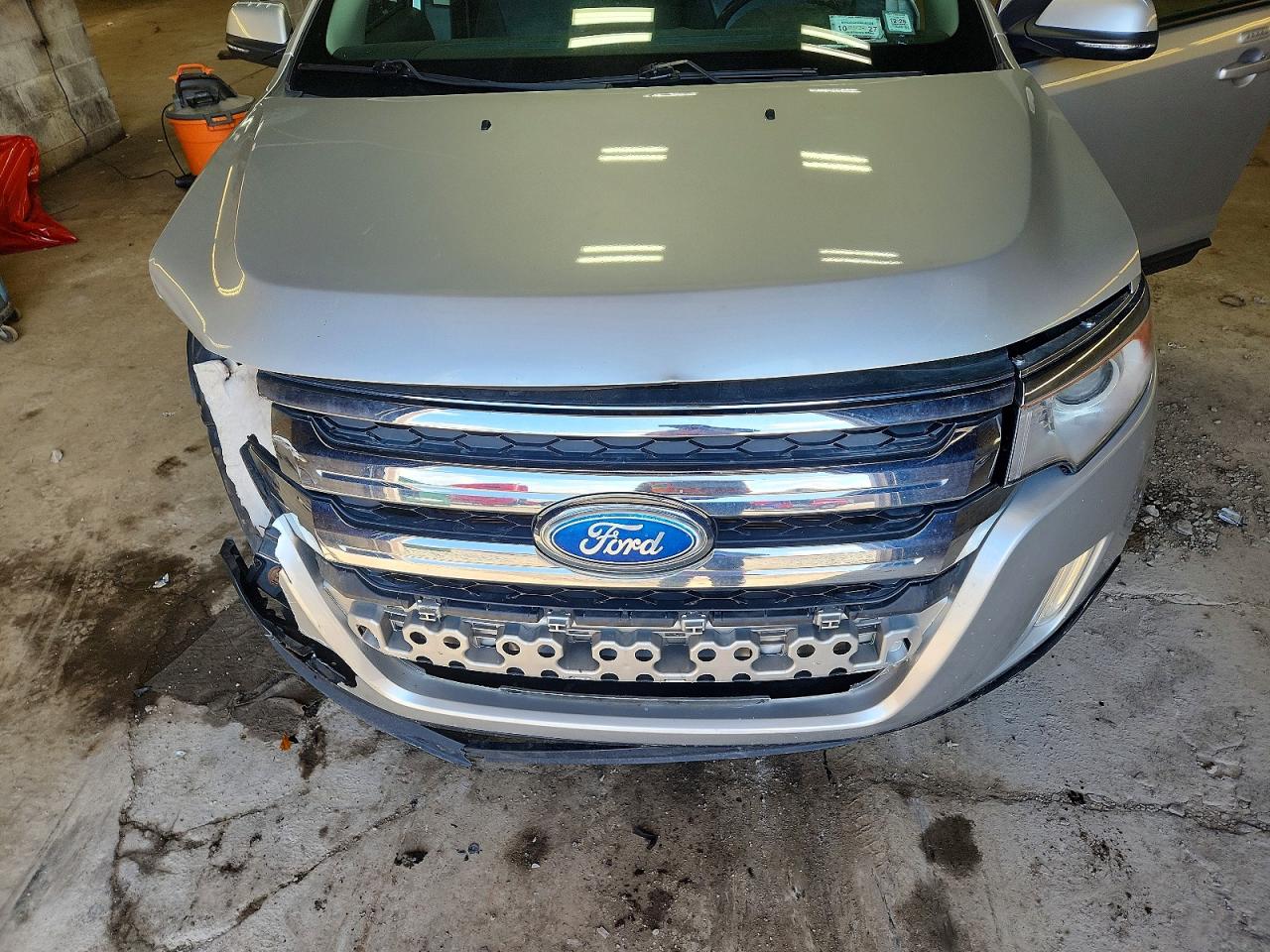 2014 Ford Edge Sel Silver vin: 2FMDK4JC1EBB09533