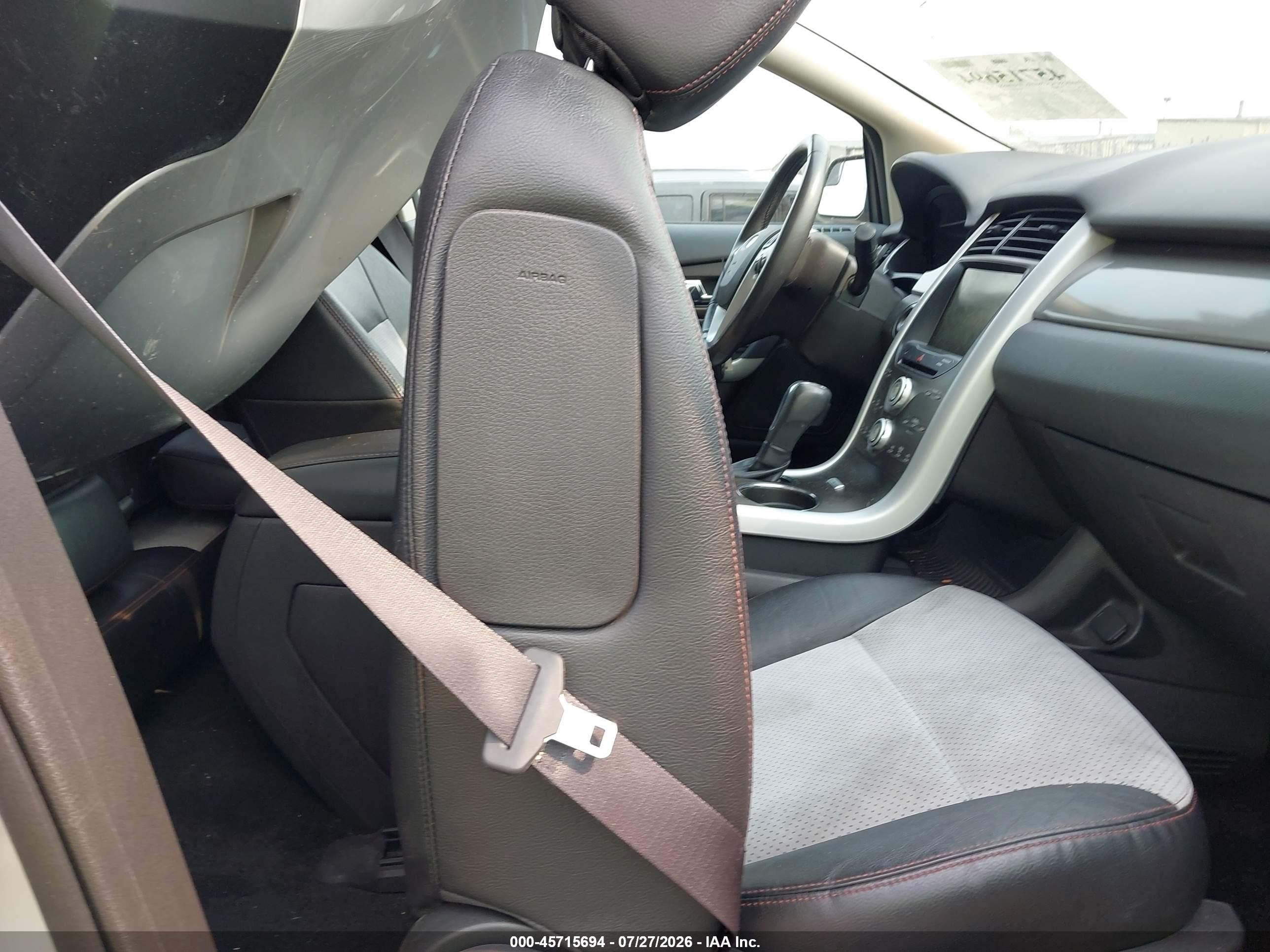 2014 Ford Edge Sel Серебряный vin: 2FMDK4JC1EBB14327