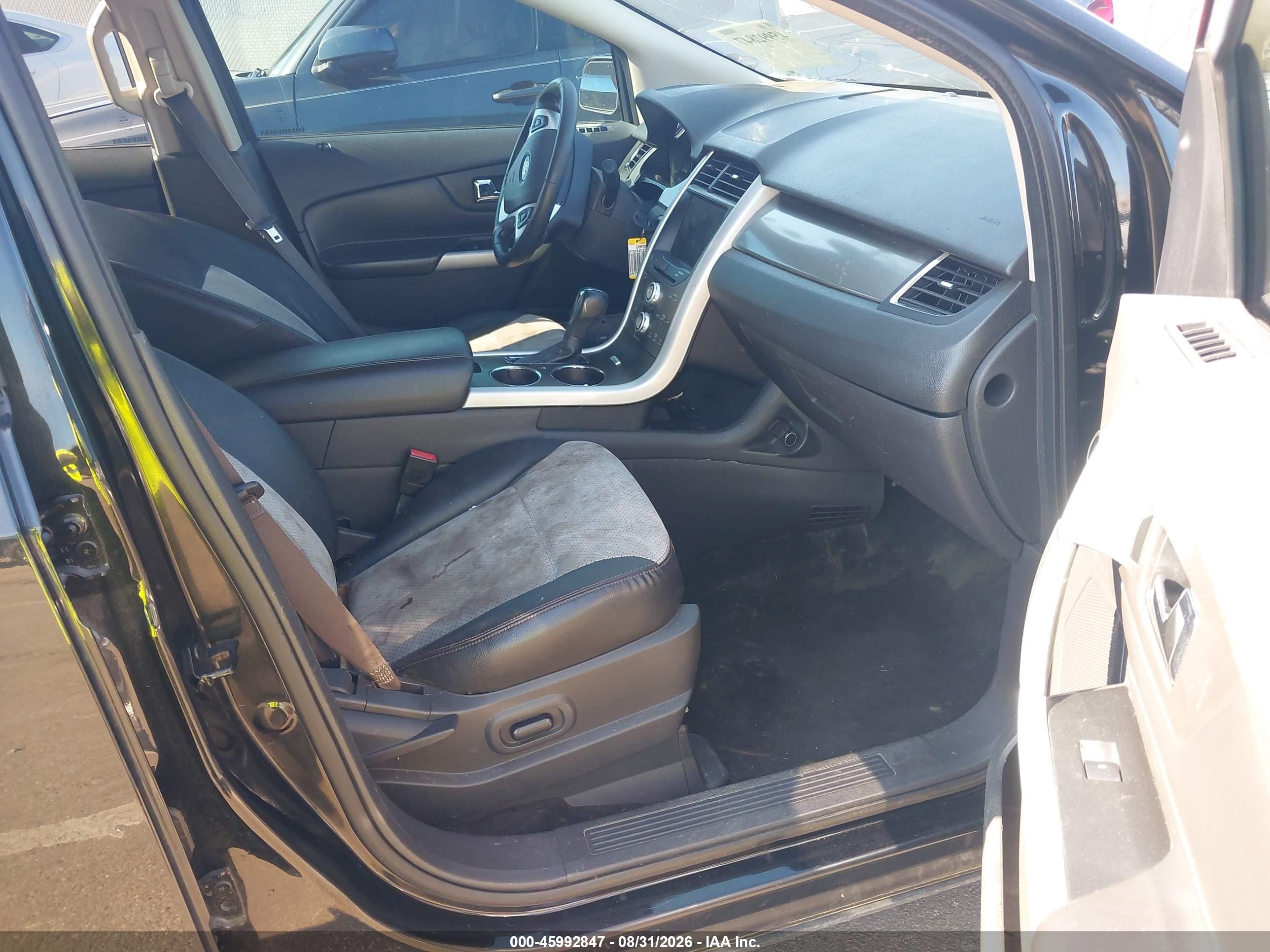 2014 Ford Edge Sel Black vin: 2FMDK4JC1EBB33864