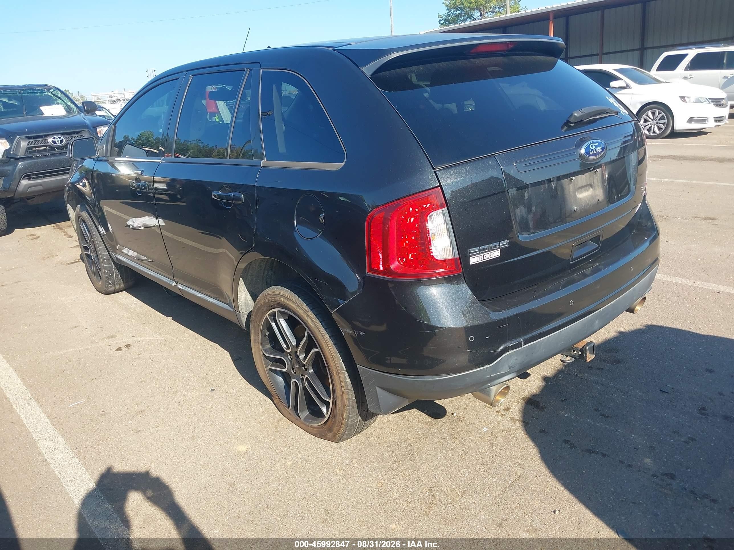 2014 Ford Edge Sel Black vin: 2FMDK4JC1EBB33864
