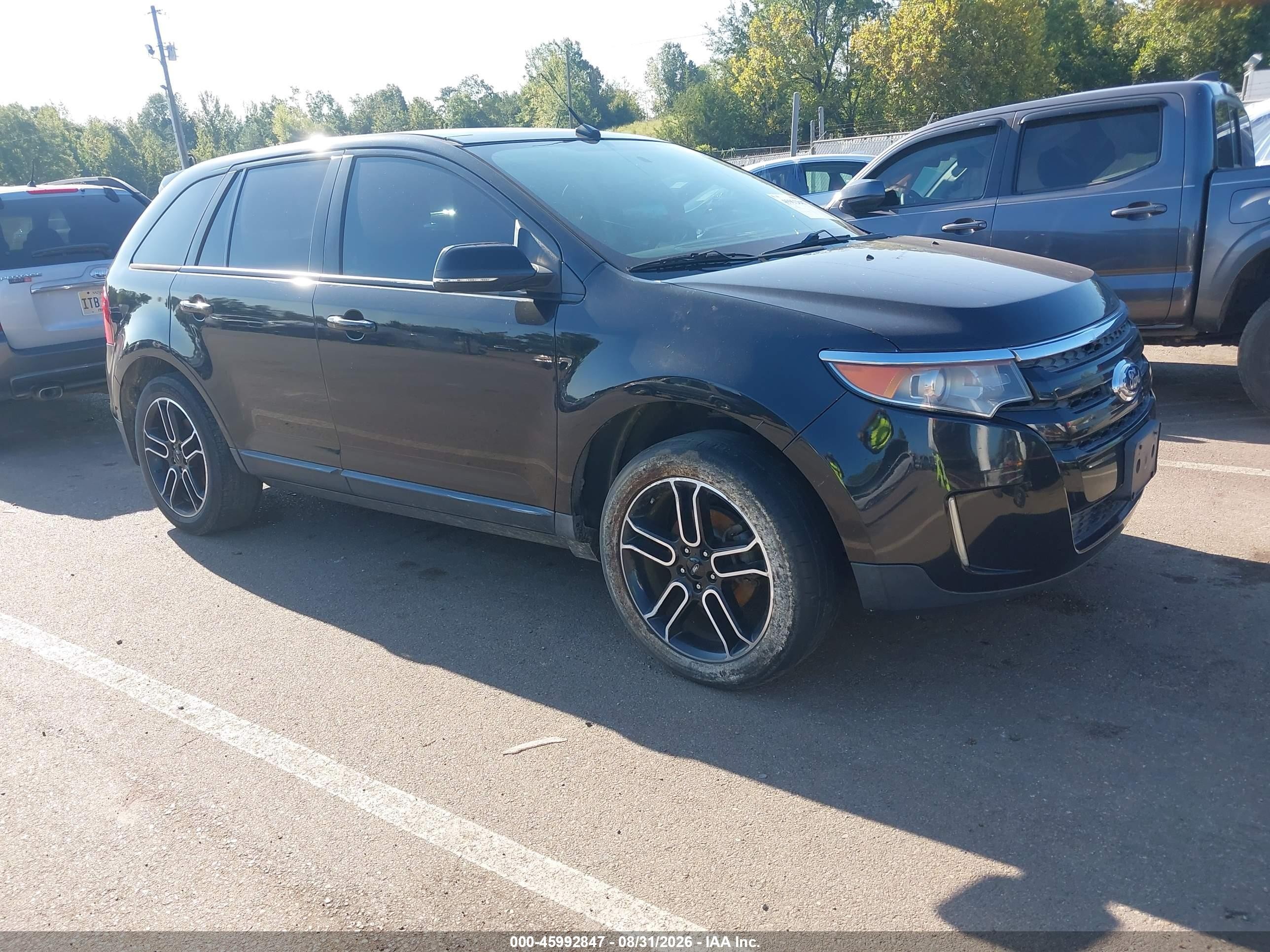 2014 Ford Edge Sel Black vin: 2FMDK4JC1EBB33864