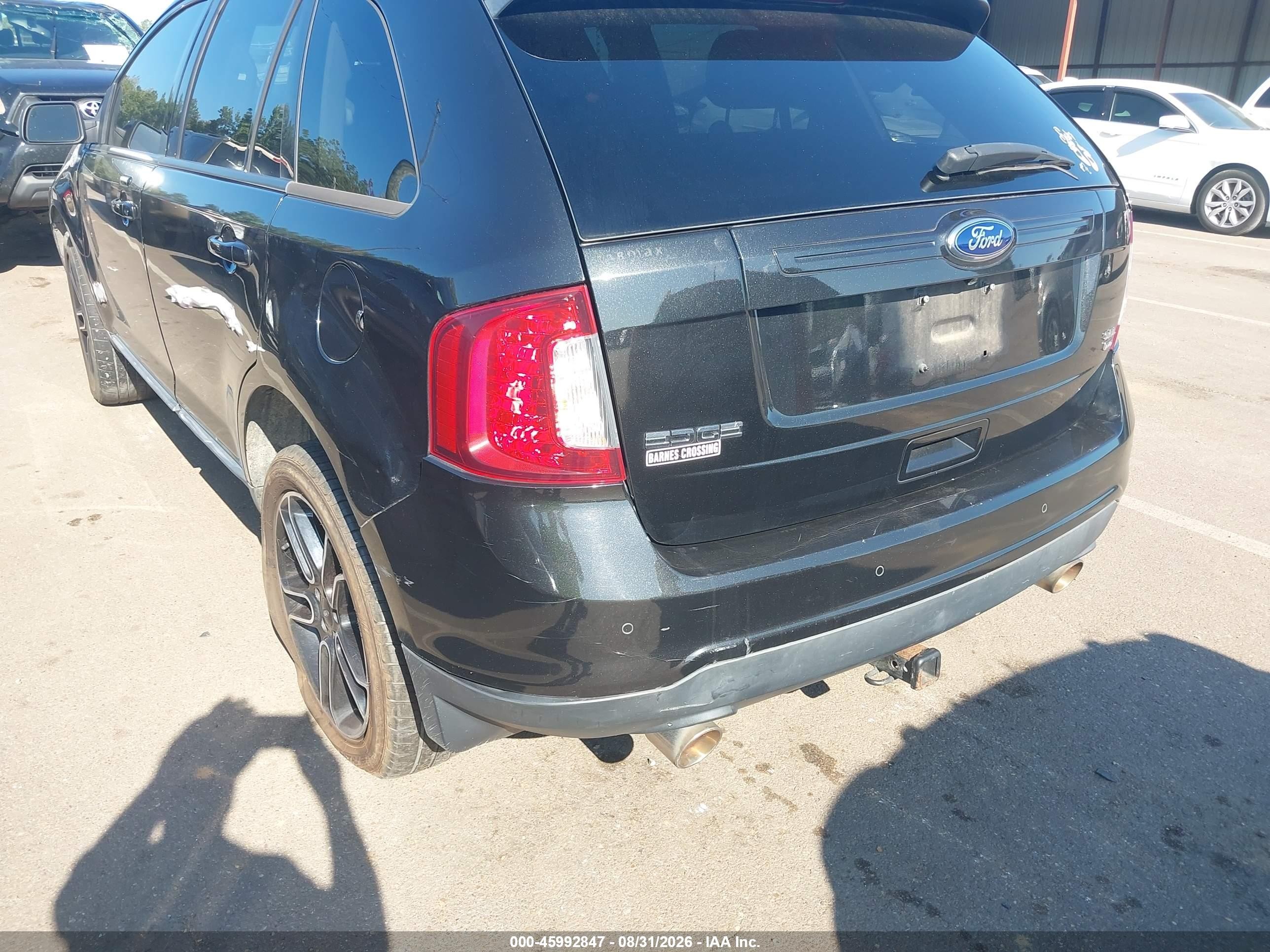 2014 Ford Edge Sel Black vin: 2FMDK4JC1EBB33864