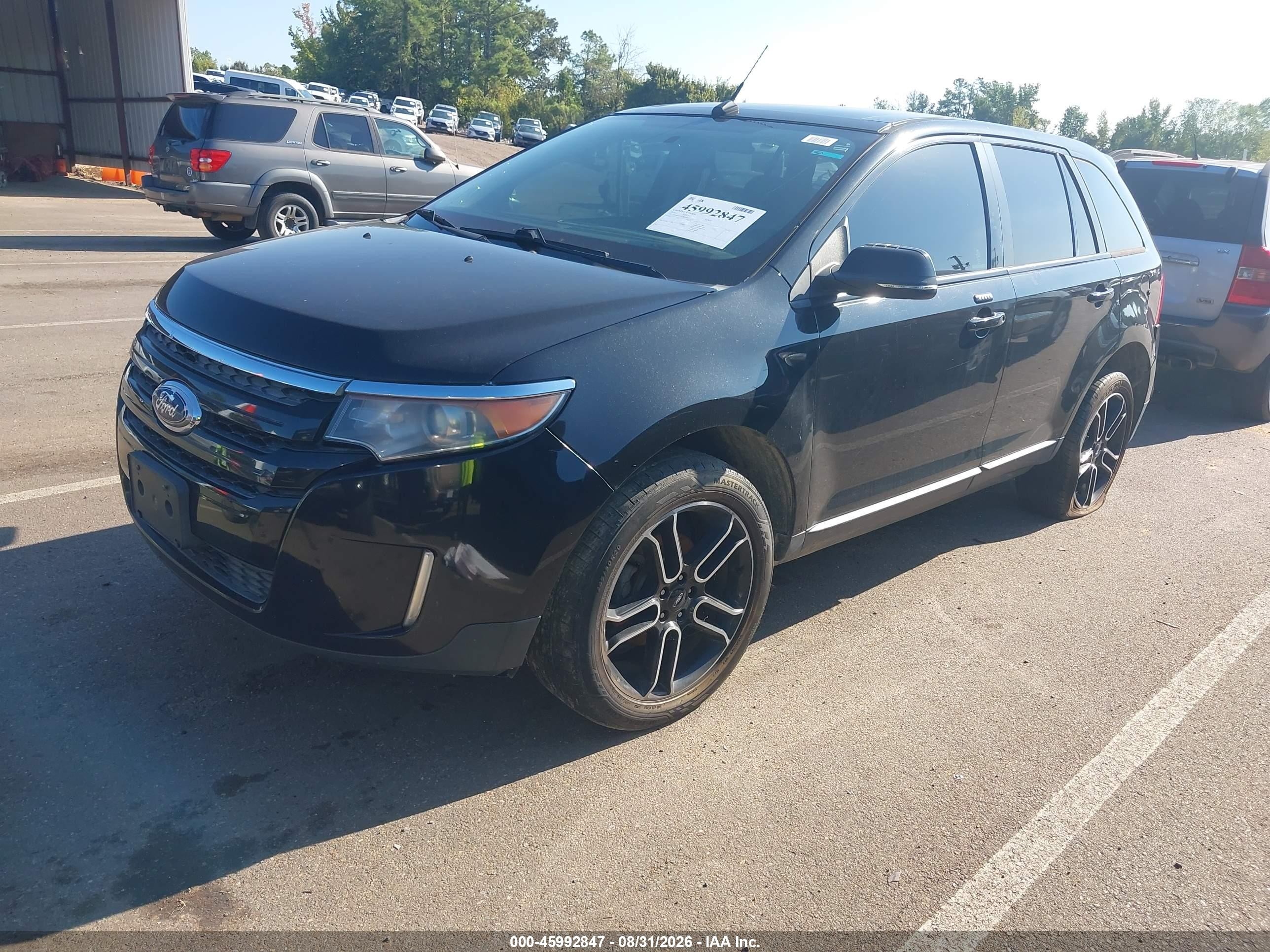 2014 Ford Edge Sel Black vin: 2FMDK4JC1EBB33864