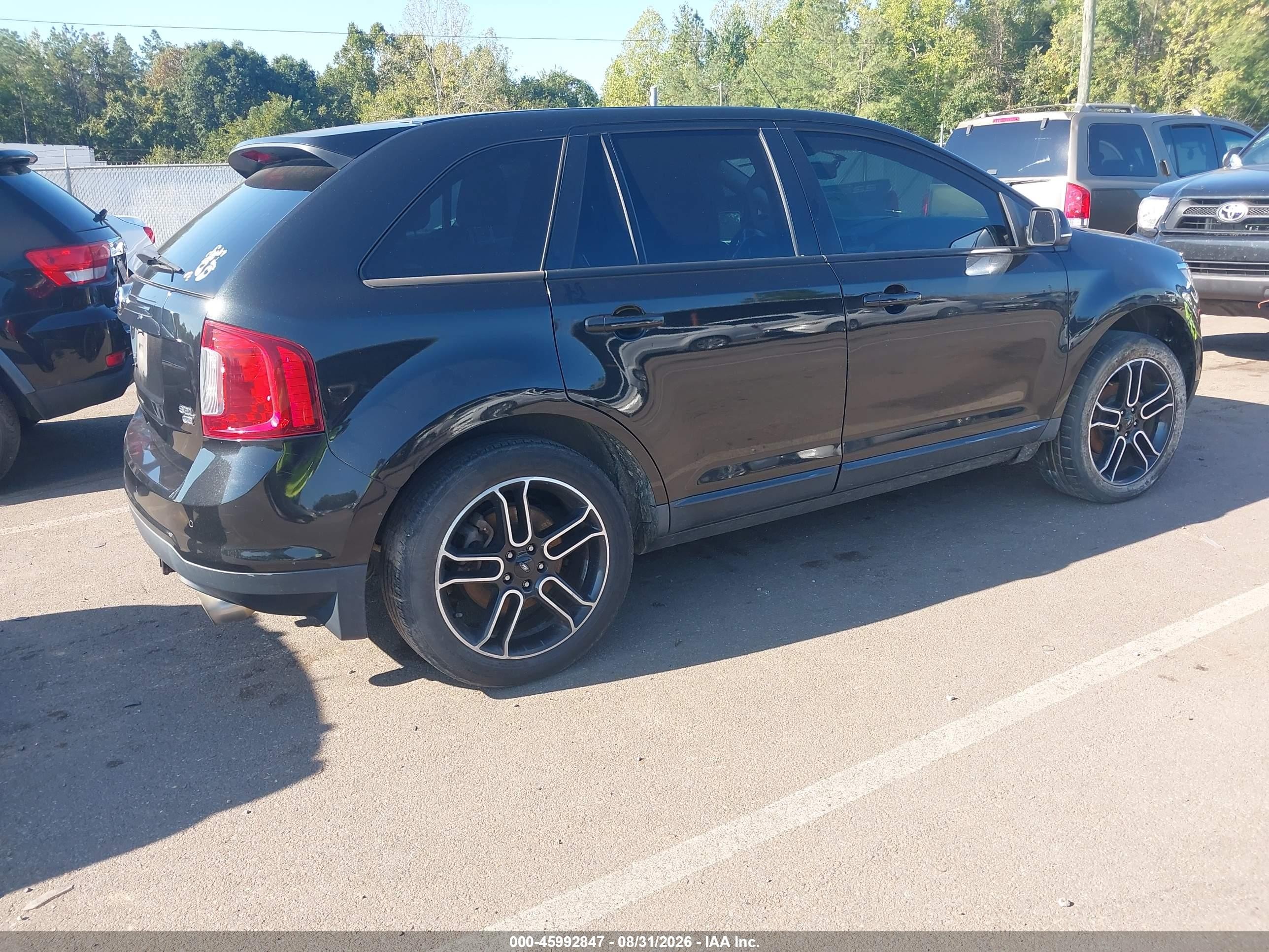 2014 Ford Edge Sel Black vin: 2FMDK4JC1EBB33864