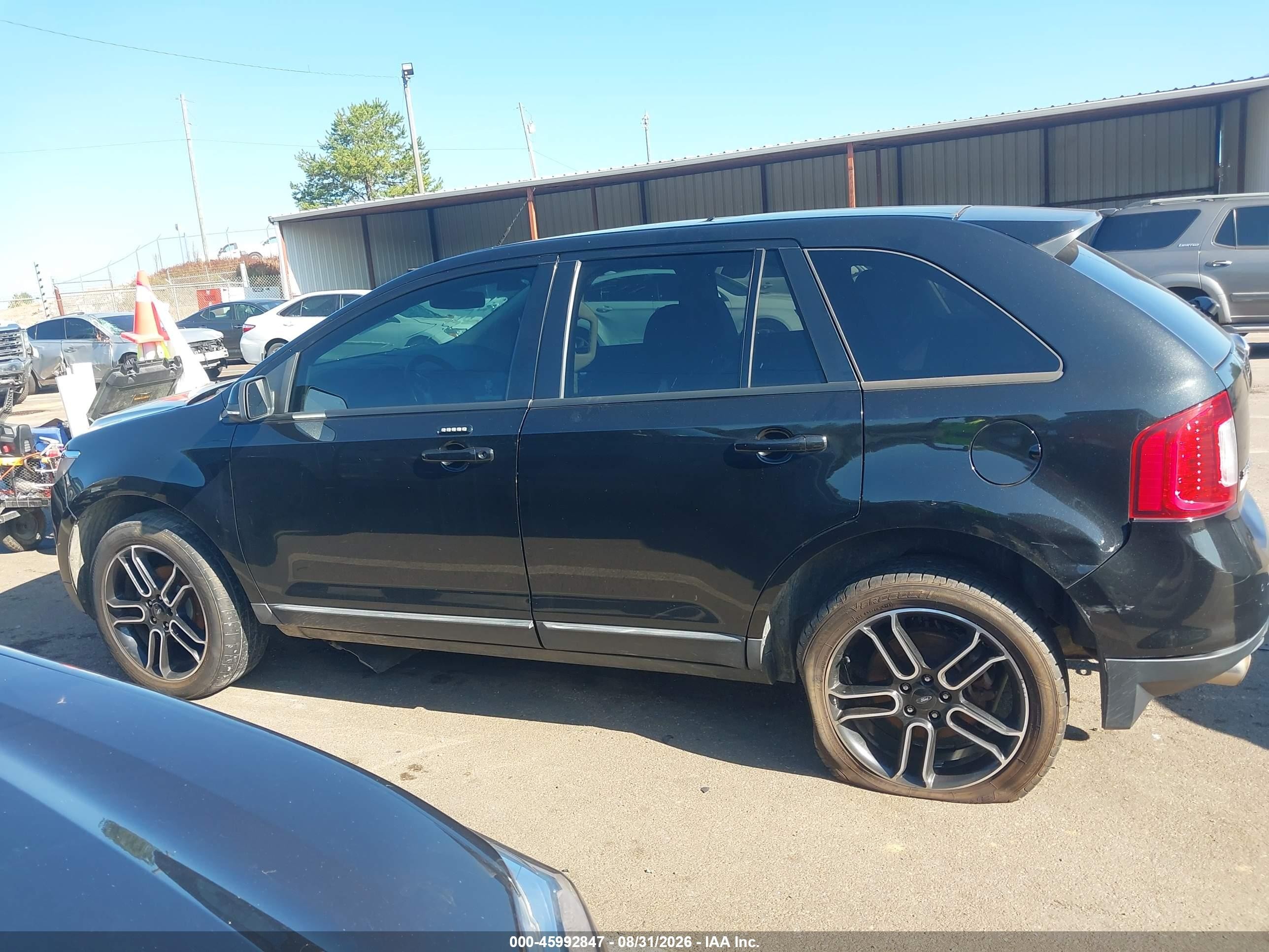 2014 Ford Edge Sel Black vin: 2FMDK4JC1EBB33864