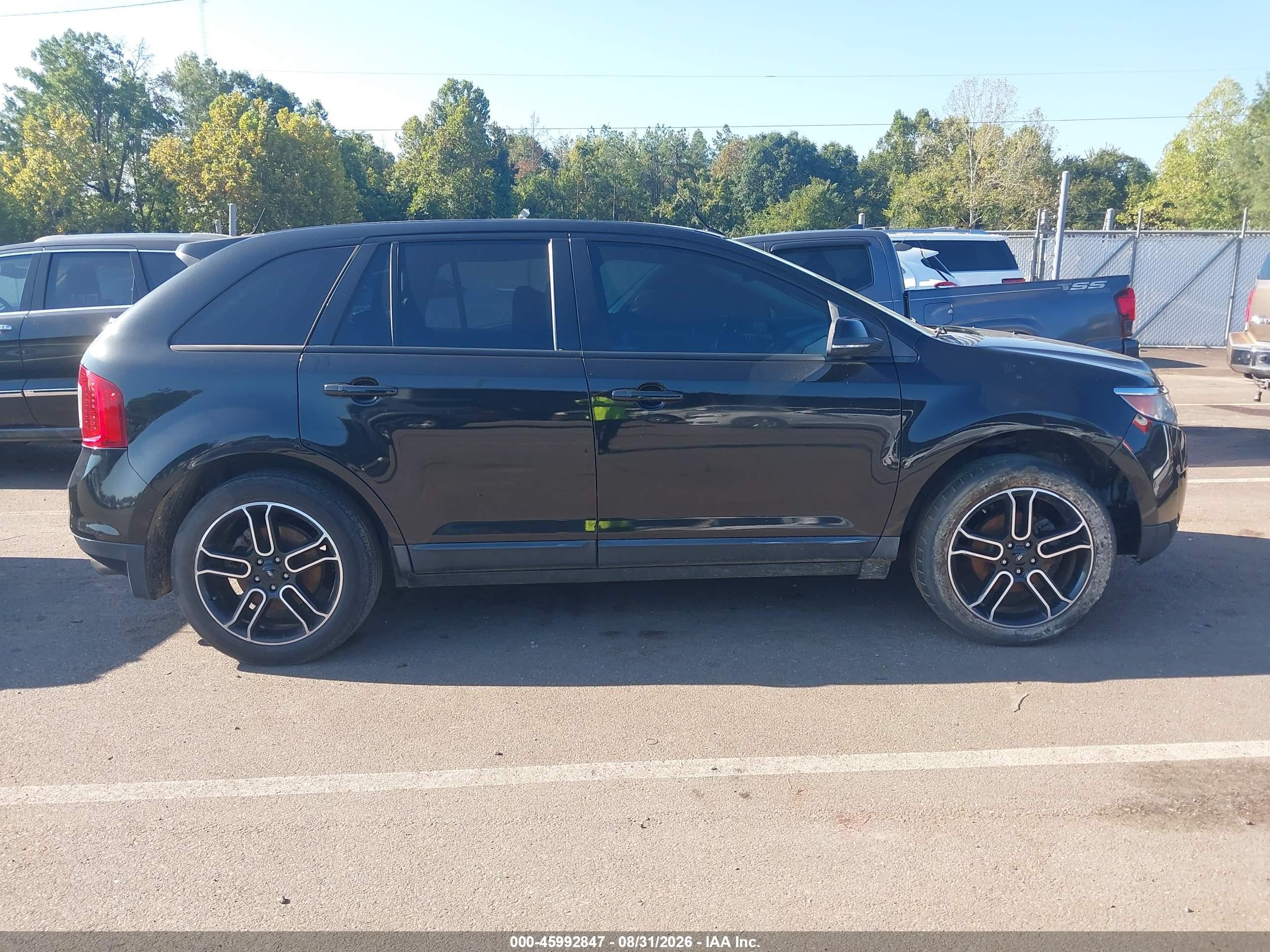 2014 Ford Edge Sel Black vin: 2FMDK4JC1EBB33864