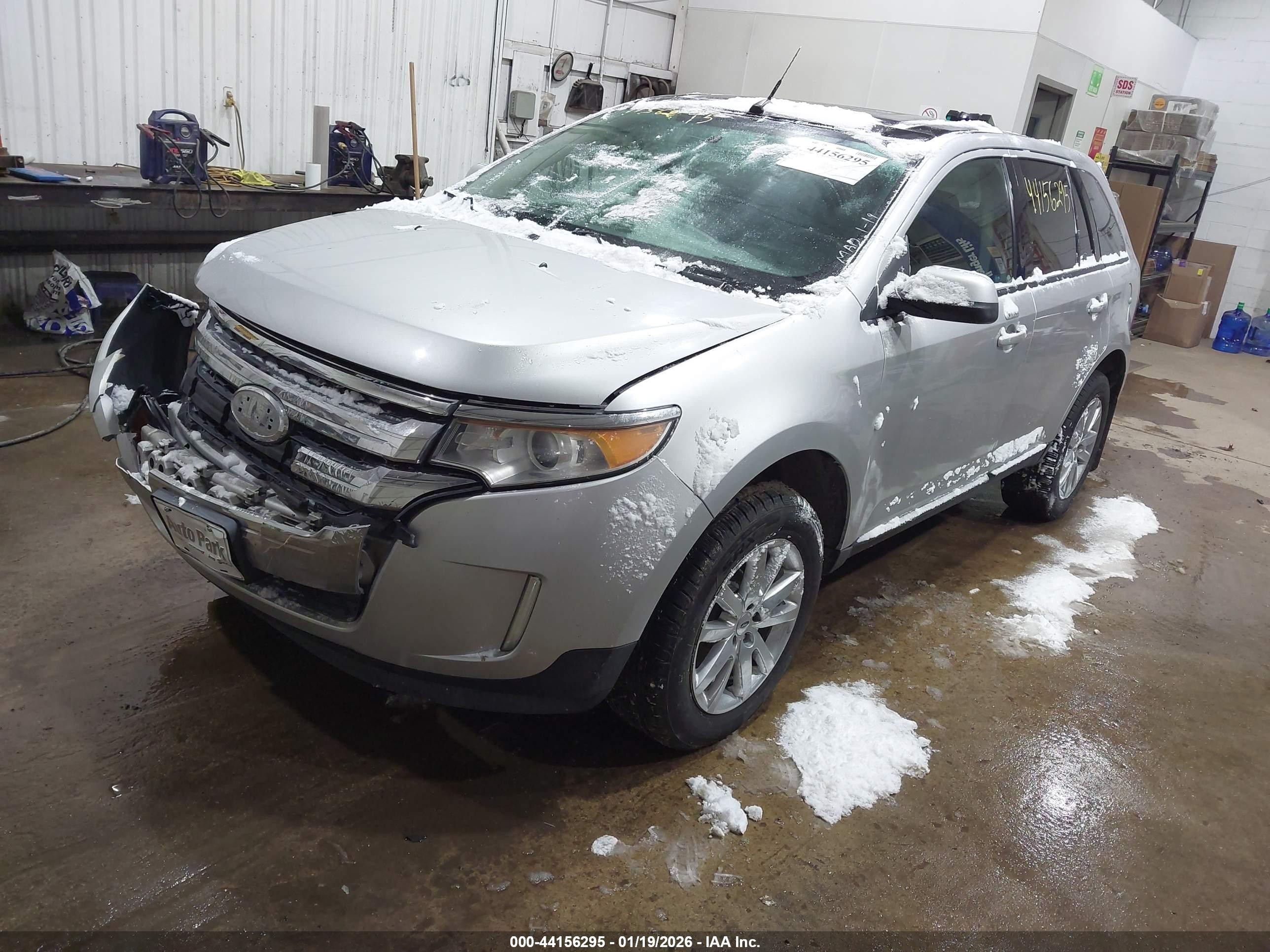 2014 Ford Edge Sel Silver vin: 2FMDK4JC1EBB51152