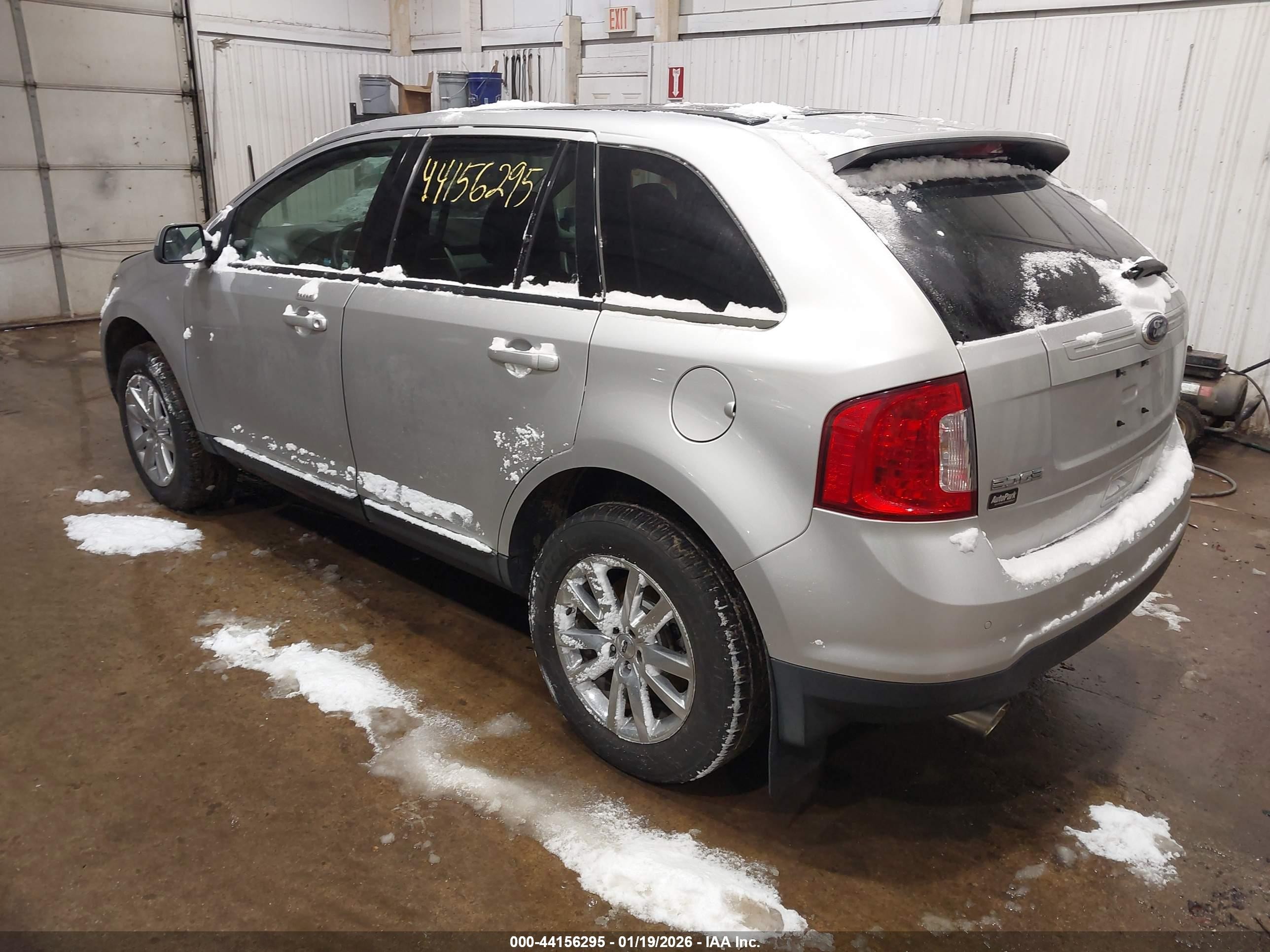 2014 Ford Edge Sel Silver vin: 2FMDK4JC1EBB51152