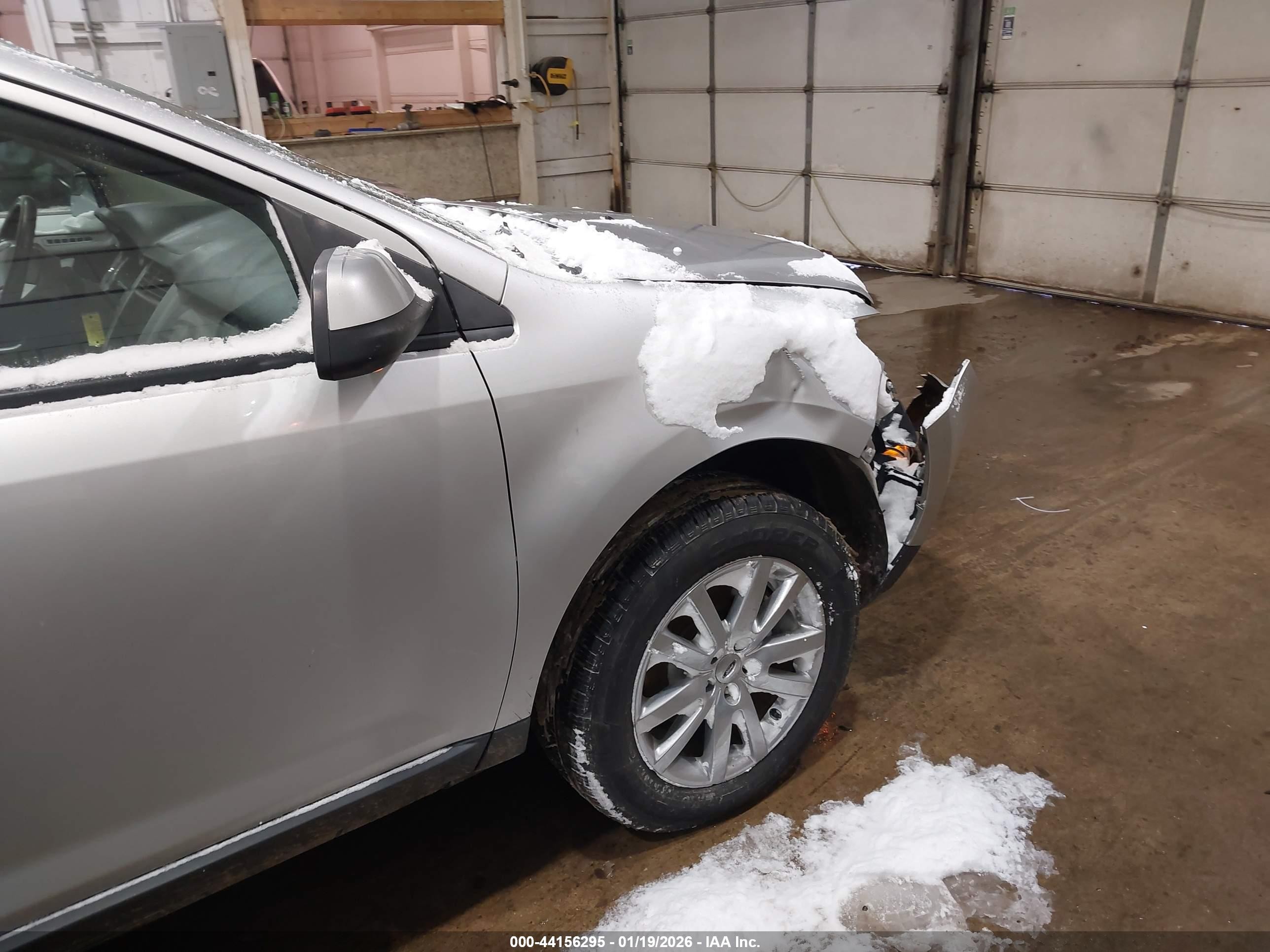 2014 Ford Edge Sel Silver vin: 2FMDK4JC1EBB51152