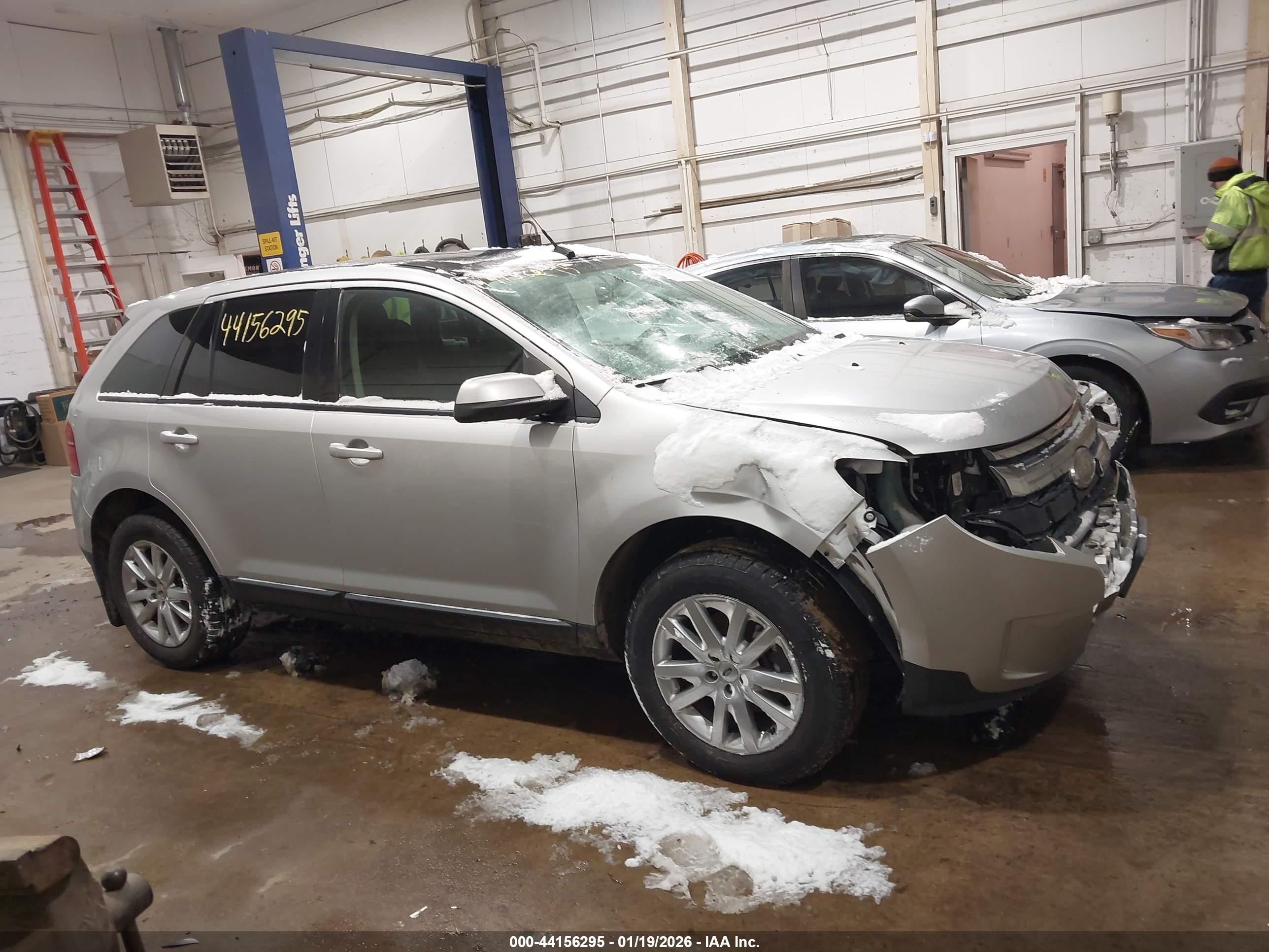 2014 Ford Edge Sel Silver vin: 2FMDK4JC1EBB51152
