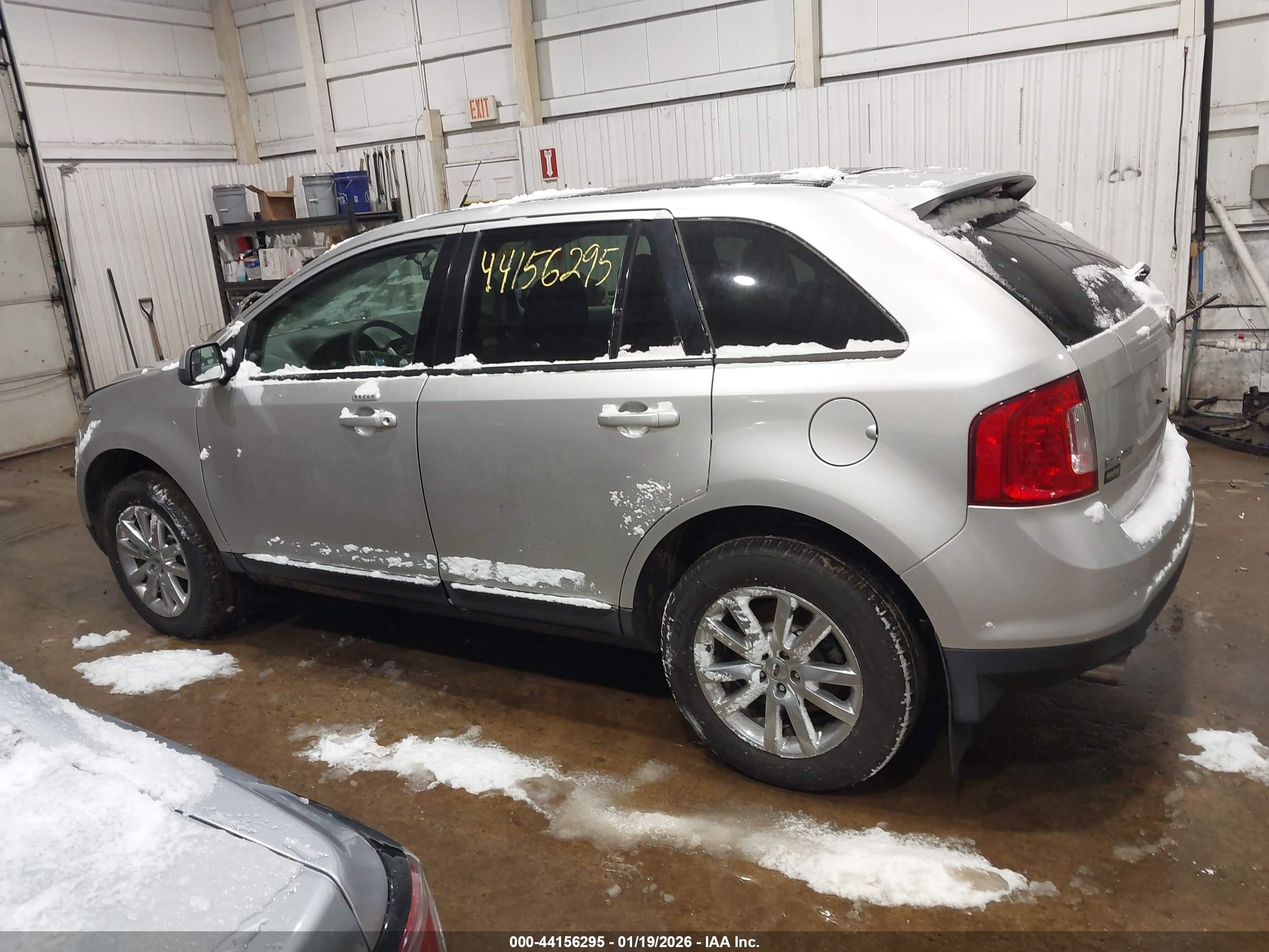 2014 Ford Edge Sel Silver vin: 2FMDK4JC1EBB51152