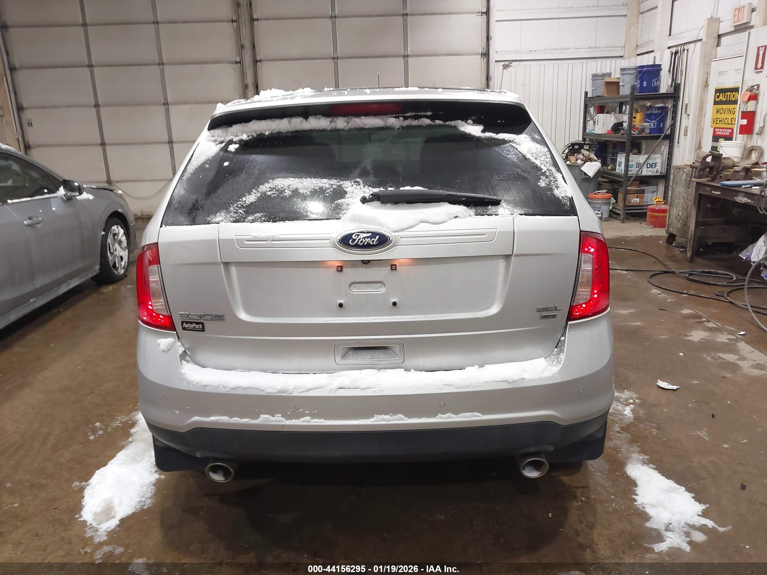 2014 Ford Edge Sel Silver vin: 2FMDK4JC1EBB51152