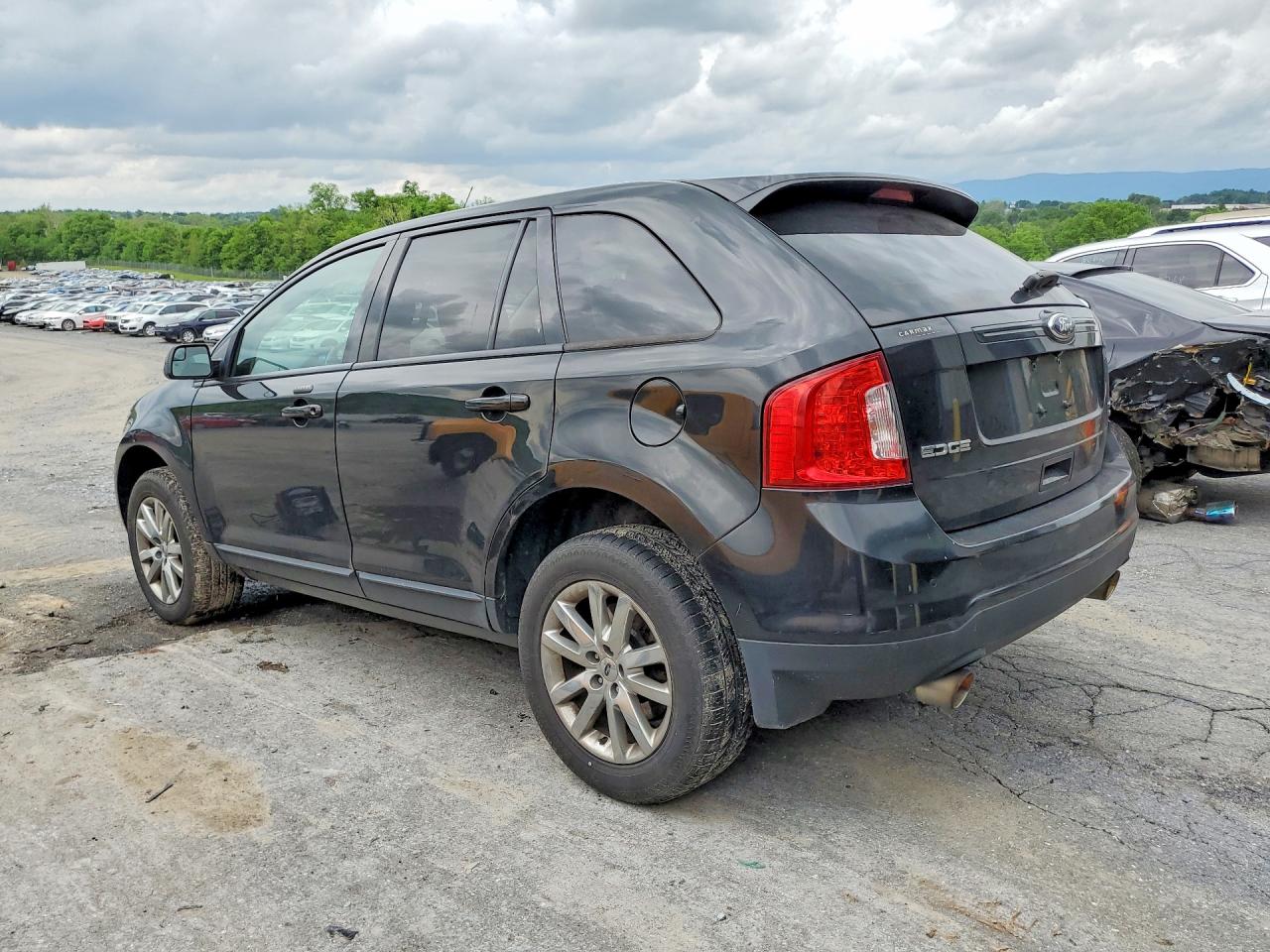 2014 Ford Edge Sel Black vin: 2FMDK4JC1EBB71692