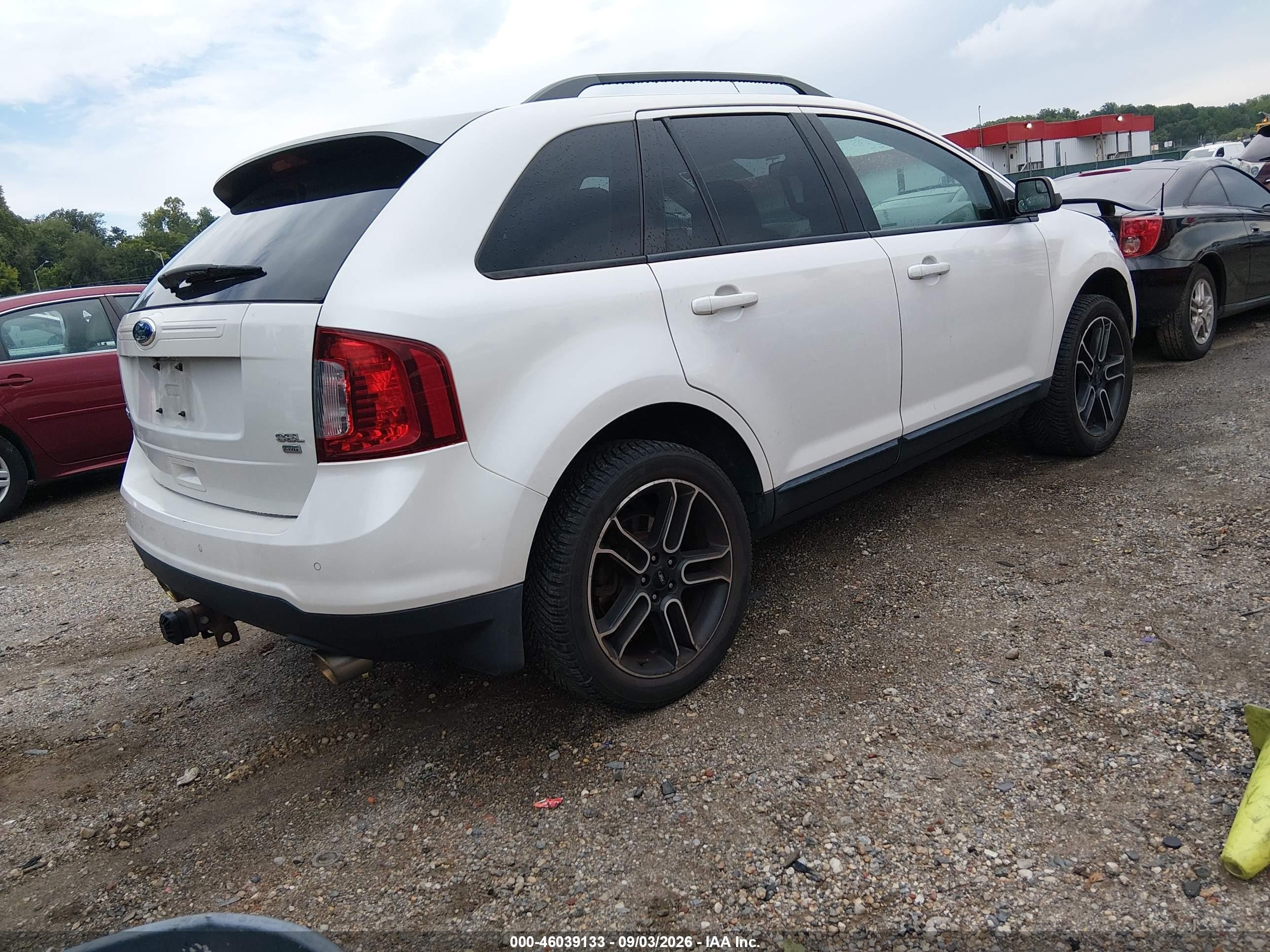 2014 Ford Edge Sel Белый vin: 2FMDK4JC1EBB73281