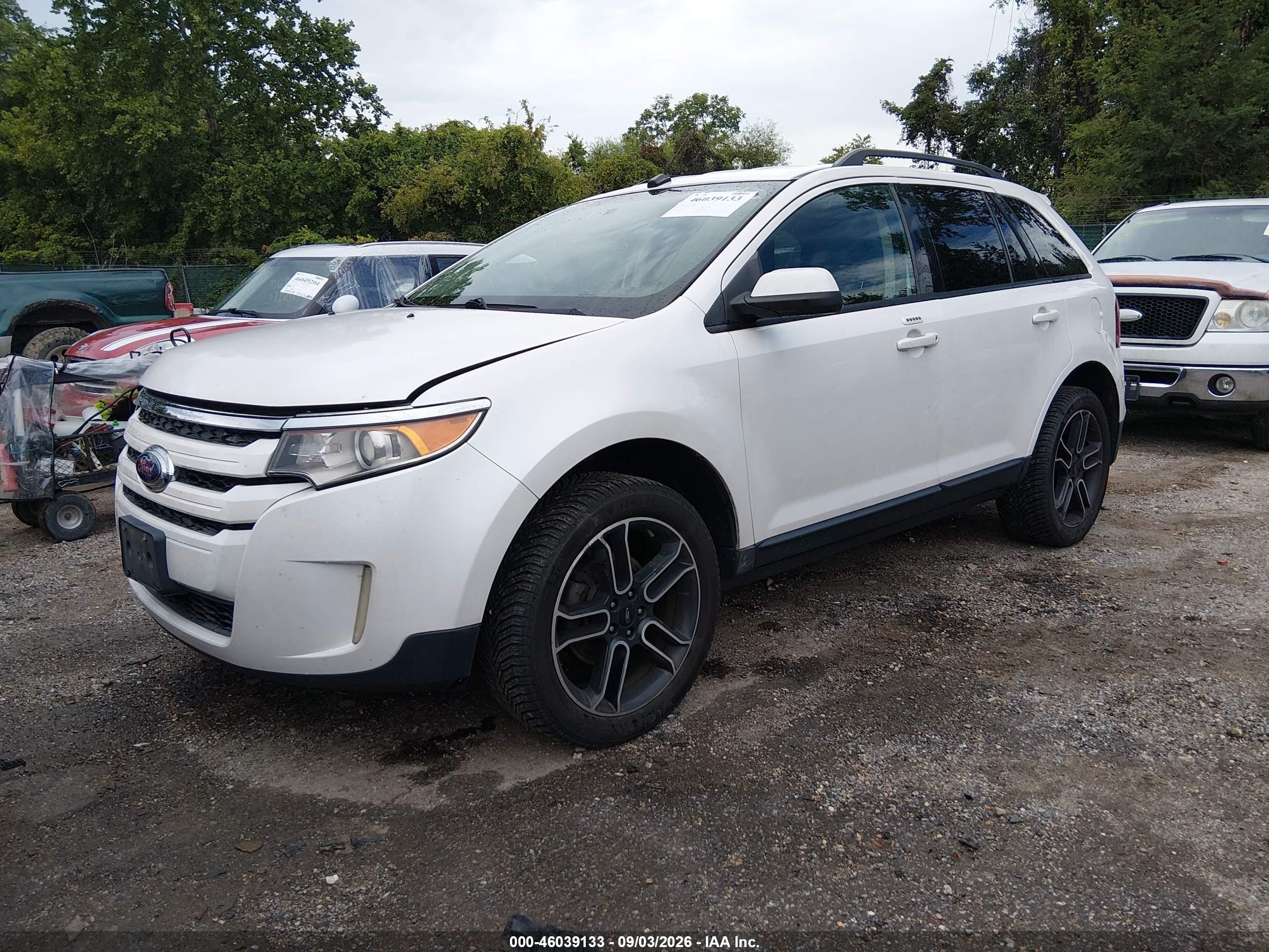 2014 Ford Edge Sel Белый vin: 2FMDK4JC1EBB73281