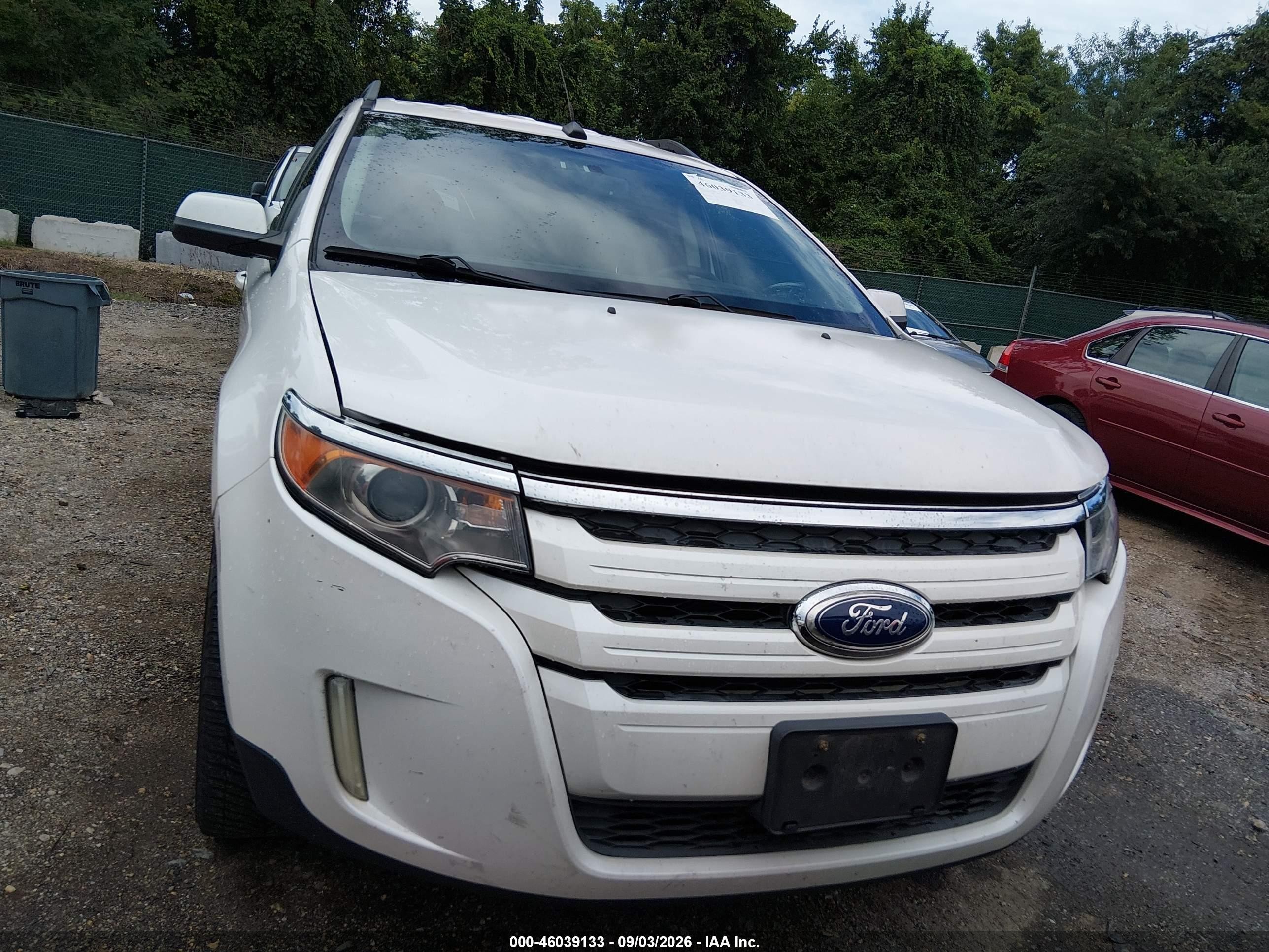 2014 Ford Edge Sel Белый vin: 2FMDK4JC1EBB73281