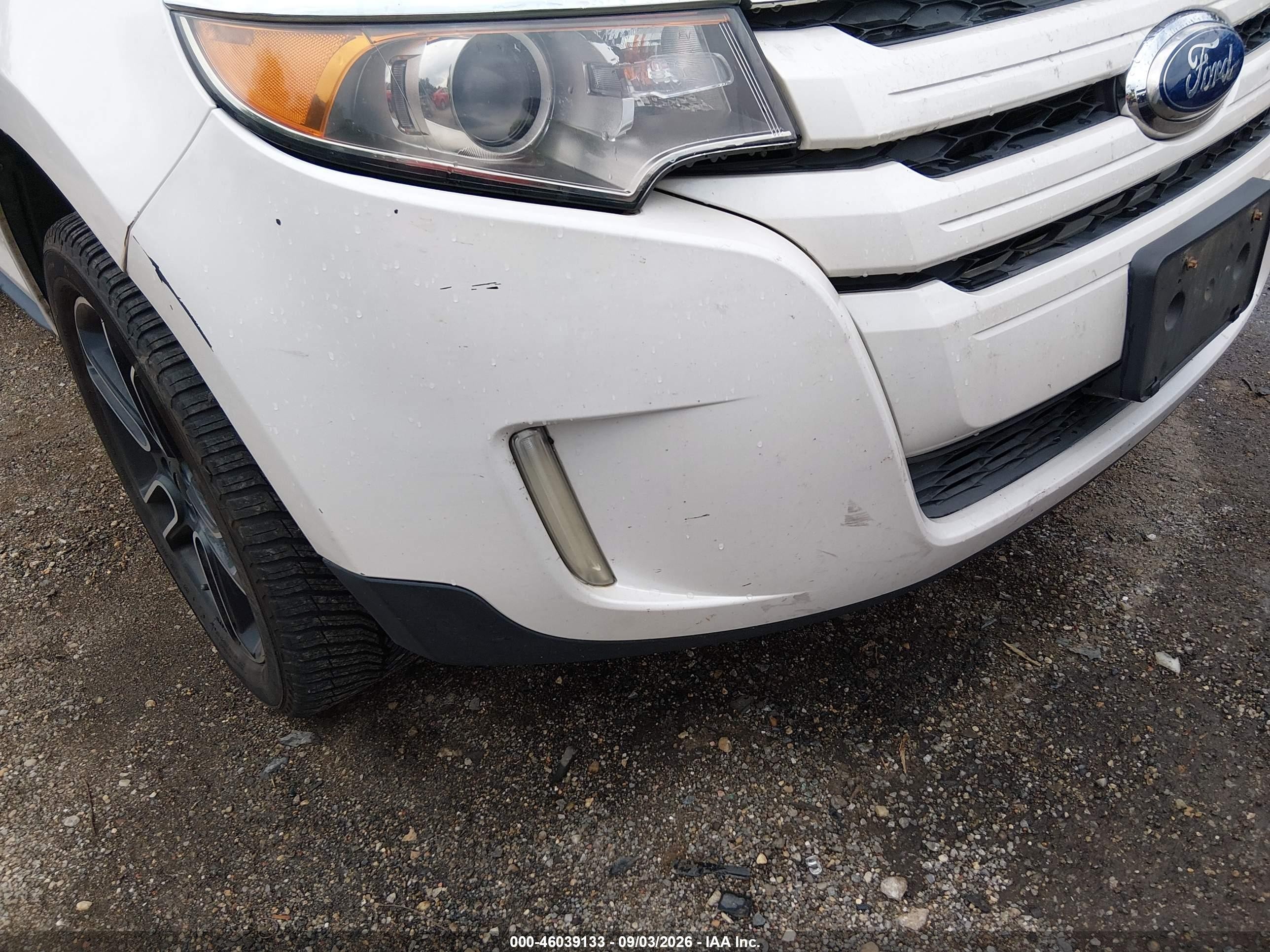 2014 Ford Edge Sel Белый vin: 2FMDK4JC1EBB73281