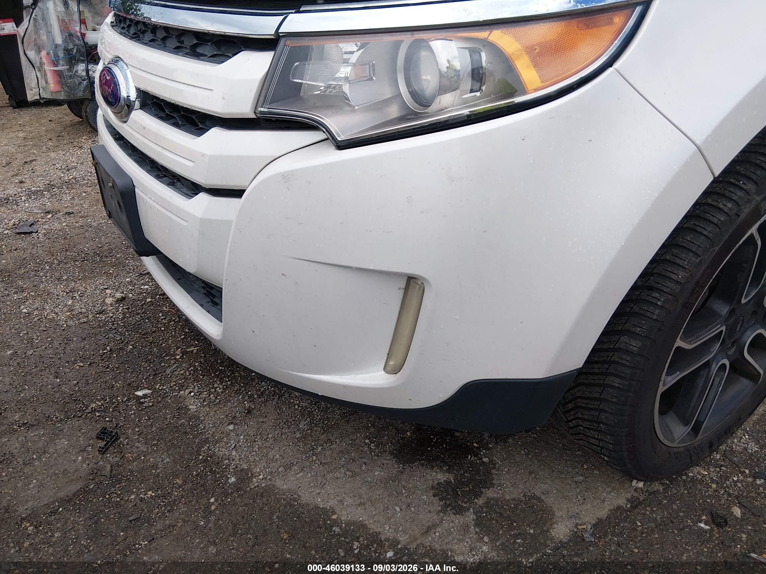 2014 Ford Edge Sel Белый vin: 2FMDK4JC1EBB73281