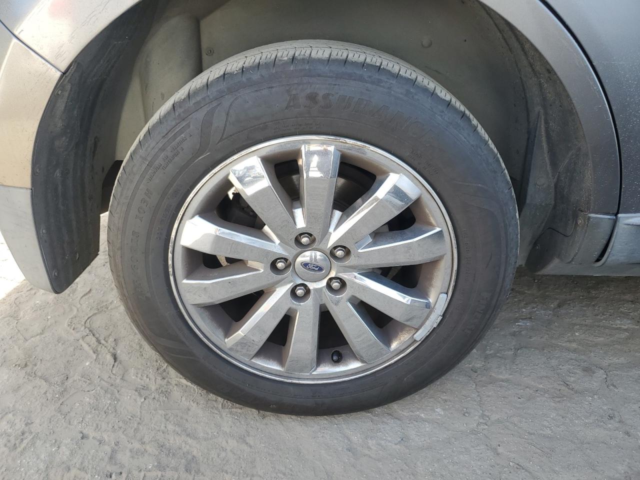2010 Ford Edge Sel Gray vin: 2FMDK4JC2ABB03931 Damage: Right Rear Wheel, Curb Rash, > 12 Inches