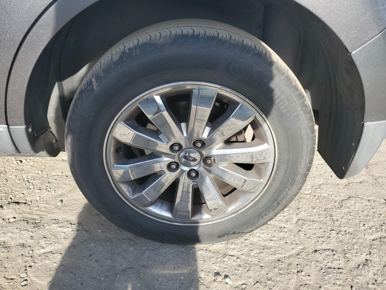 2010 Ford Edge Sel Gray vin: 2FMDK4JC2ABB03931 Damage: Left Rear Wheel, Curb Rash, 11 To 12 Inches
