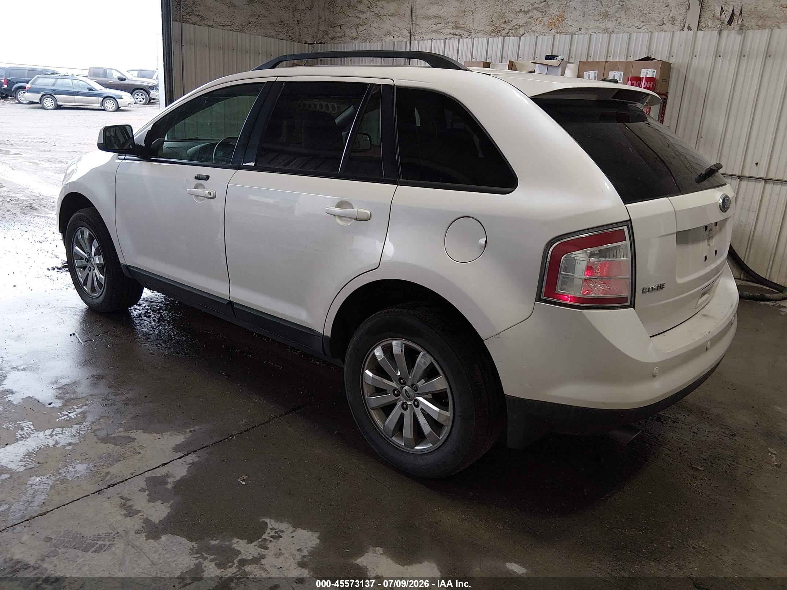 2010 Ford Edge Sel White vin: 2FMDK4JC2ABB20728