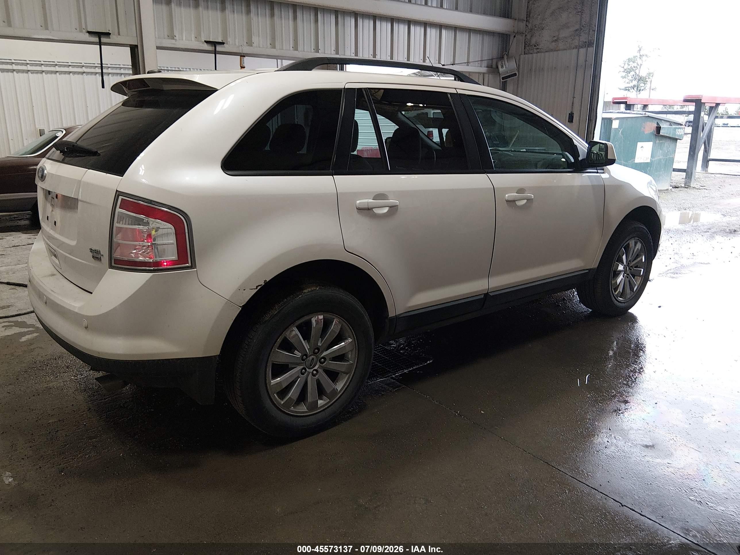 2010 Ford Edge Sel White vin: 2FMDK4JC2ABB20728