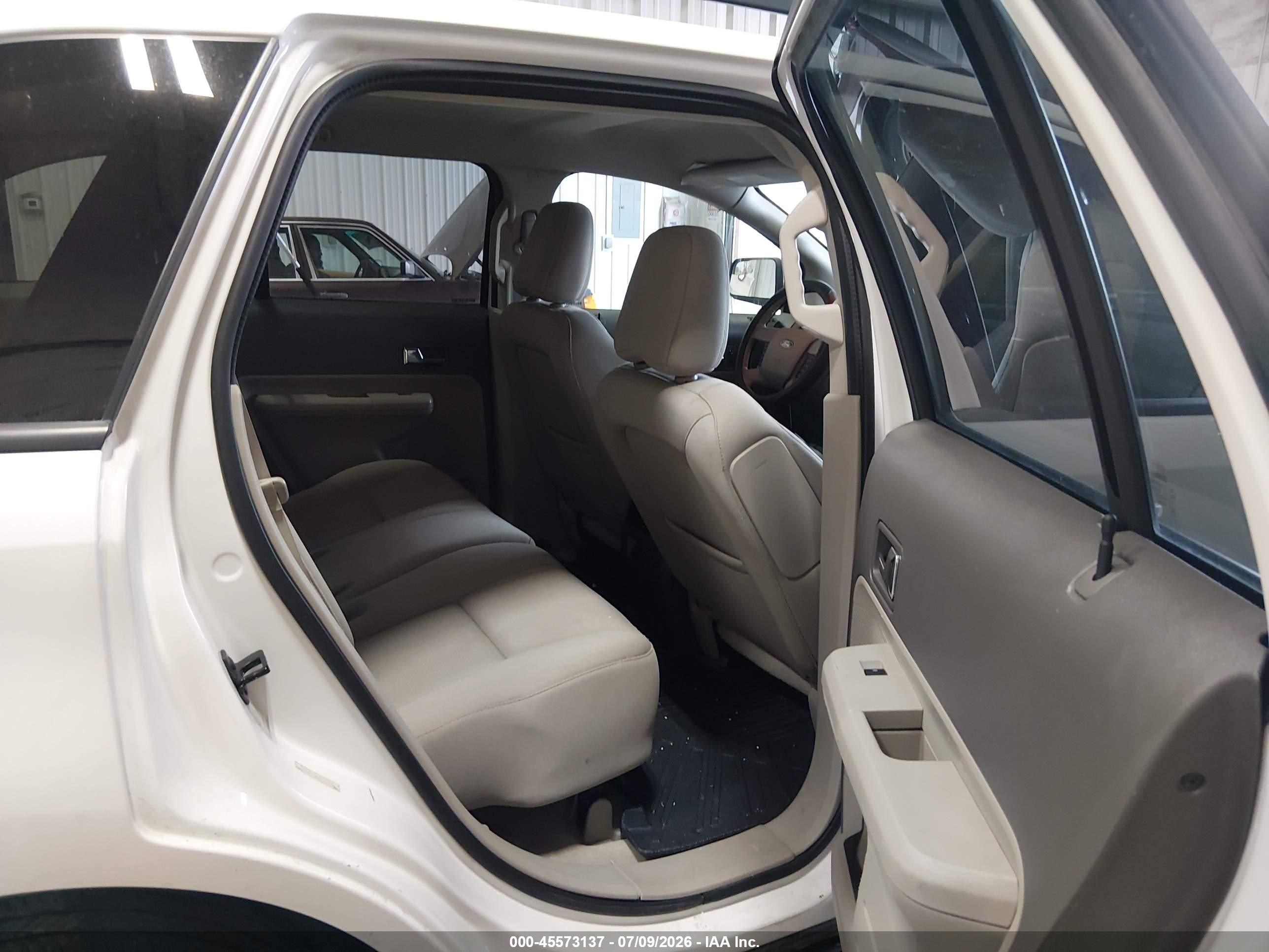 2010 Ford Edge Sel White vin: 2FMDK4JC2ABB20728