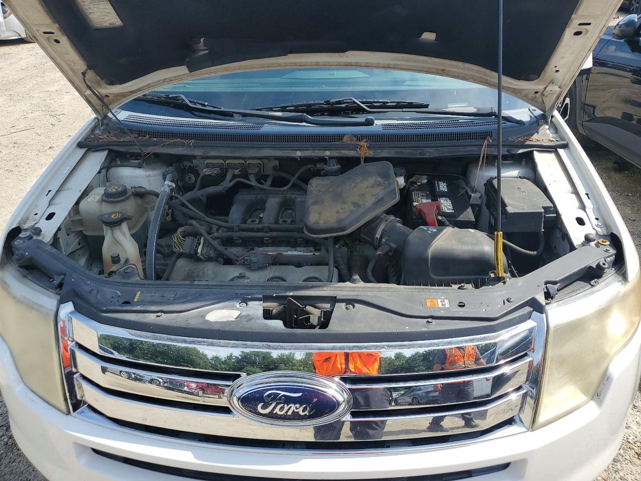 2010 Ford Edge Sel White vin: 2FMDK4JC2ABB33625