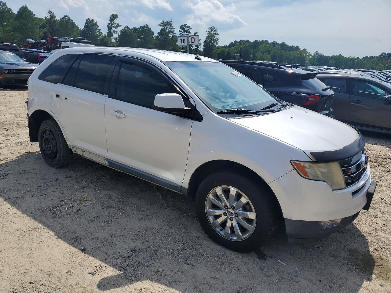 2010 Ford Edge Sel White vin: 2FMDK4JC2ABB33625