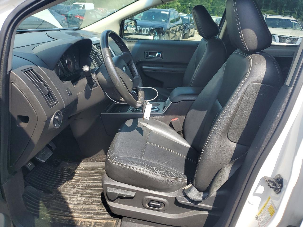 2010 Ford Edge Sel White vin: 2FMDK4JC2ABB33625