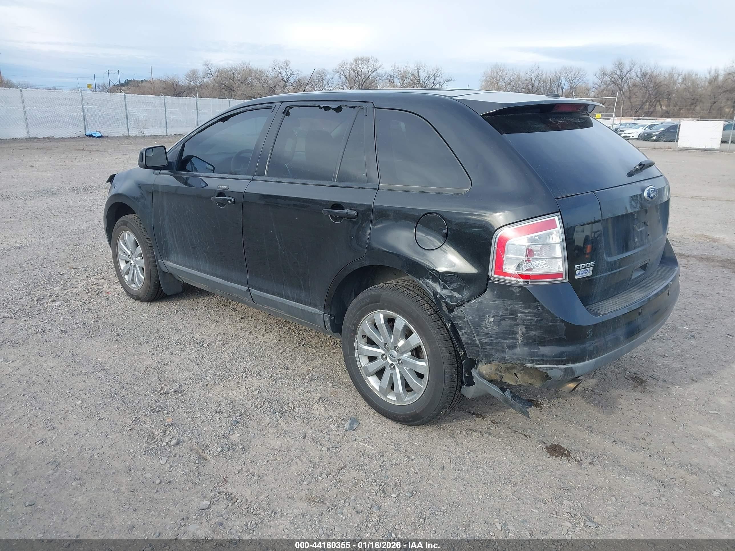 2010 Ford Edge Sel Black vin: 2FMDK4JC2ABB52871