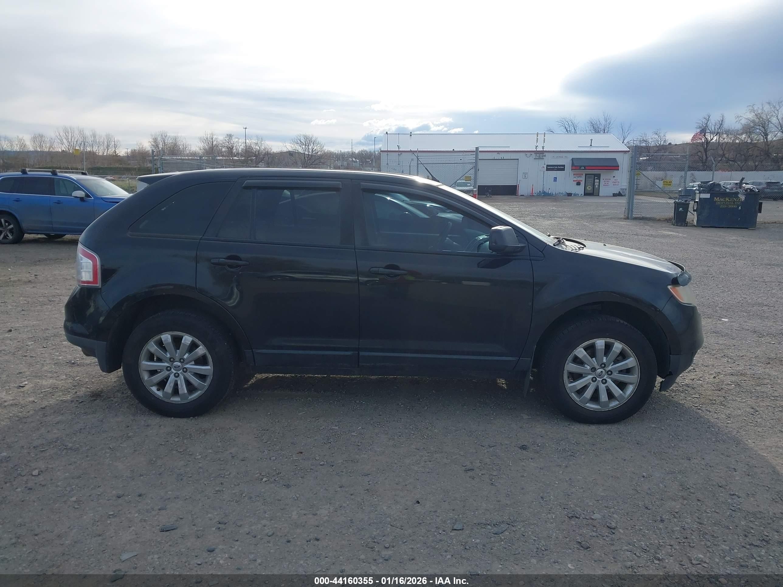 2010 Ford Edge Sel Black vin: 2FMDK4JC2ABB52871