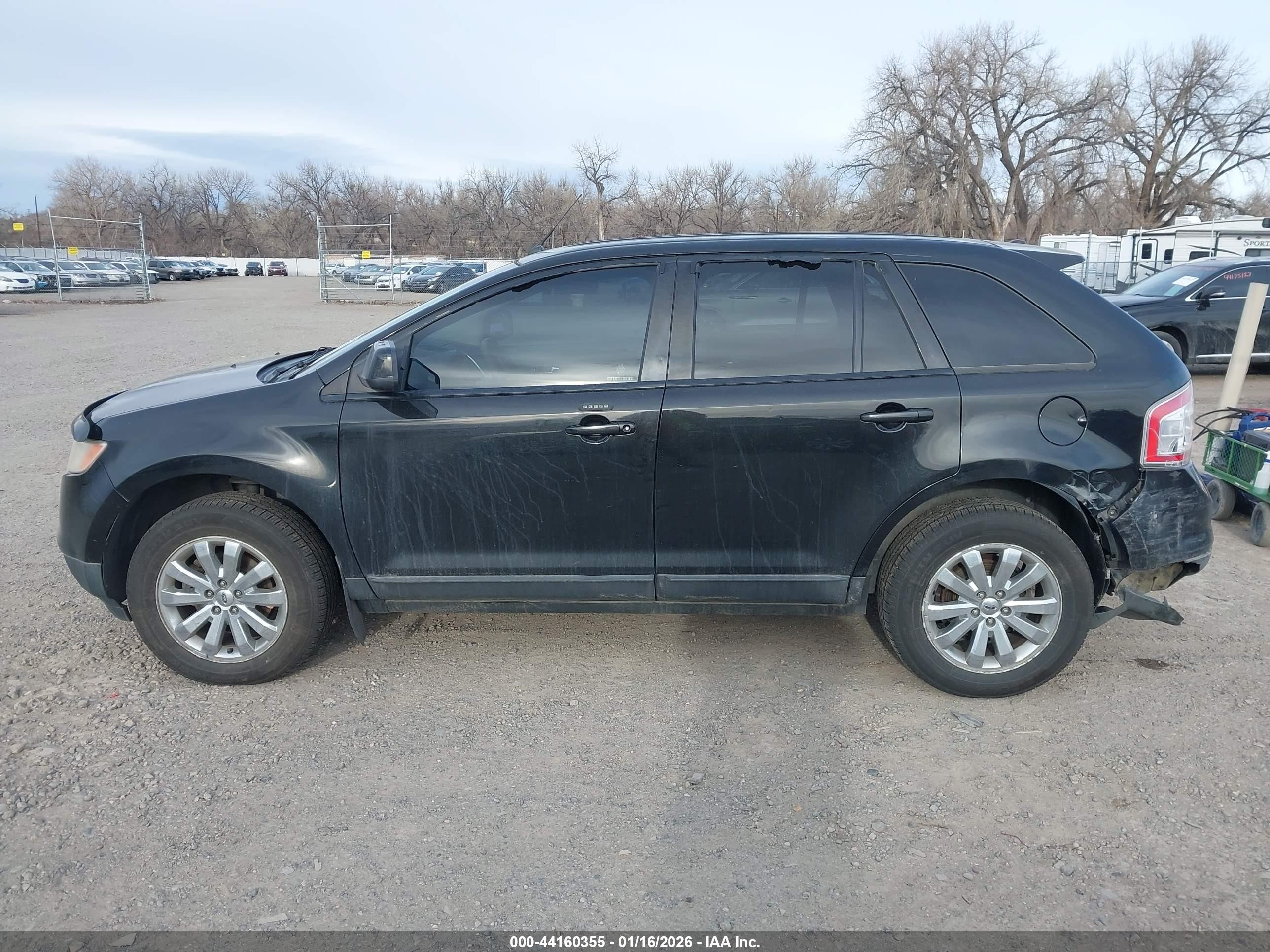 2010 Ford Edge Sel Black vin: 2FMDK4JC2ABB52871