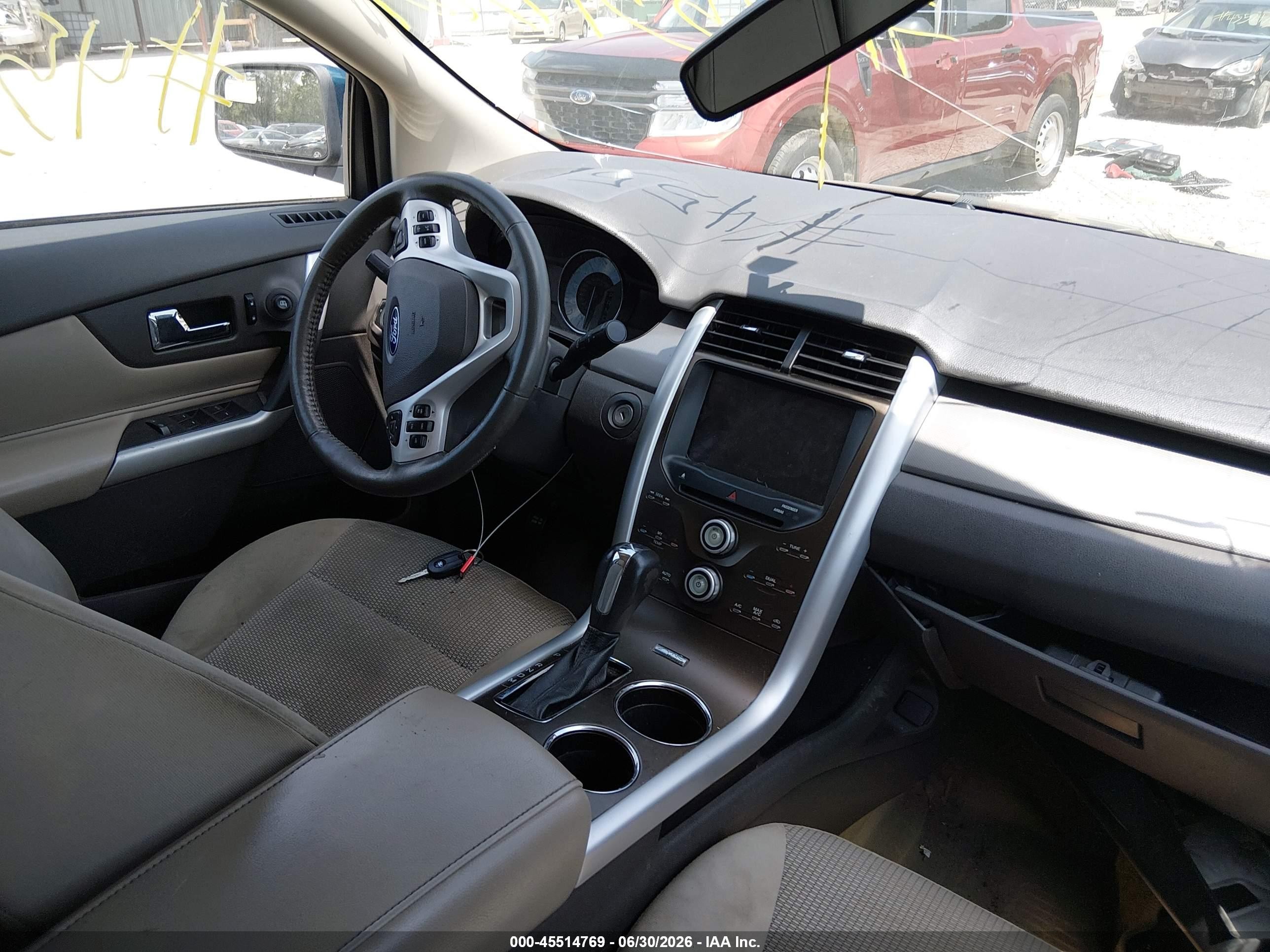 2011 Ford Edge Sel Turquoise vin: 2FMDK4JC2BBA18914