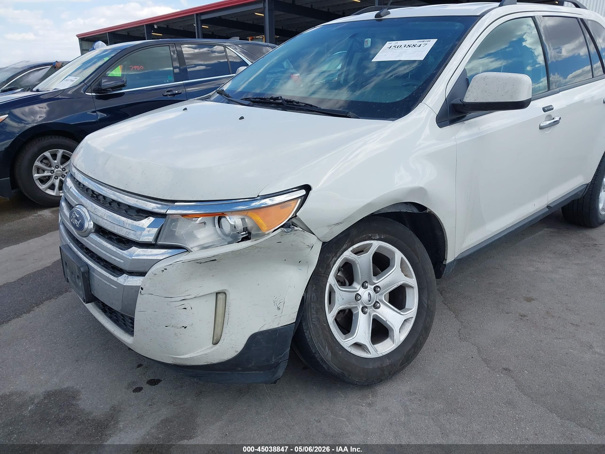 2011 Ford Edge Sel White vin: 2FMDK4JC2BBA20260