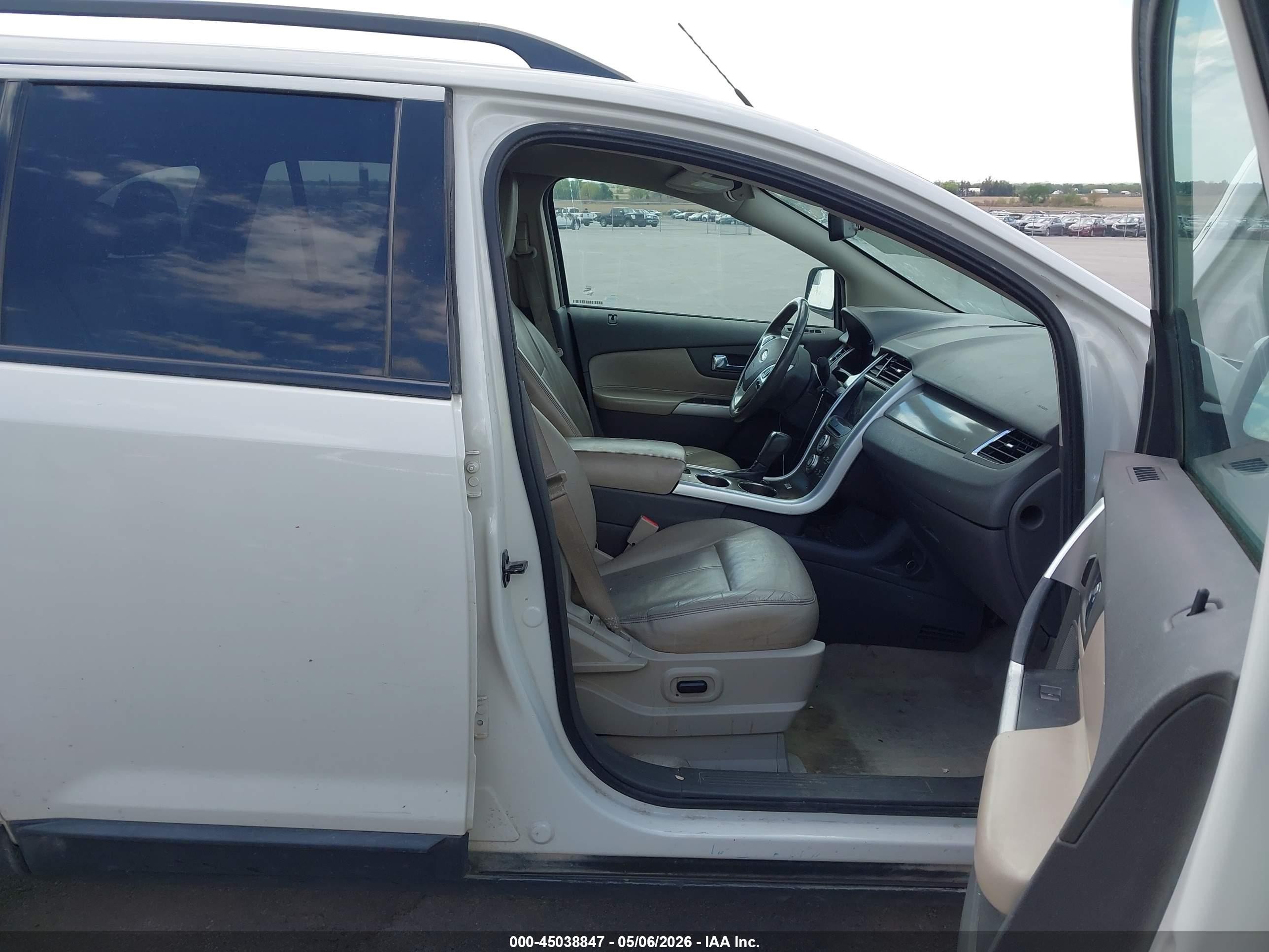 2011 Ford Edge Sel White vin: 2FMDK4JC2BBA20260