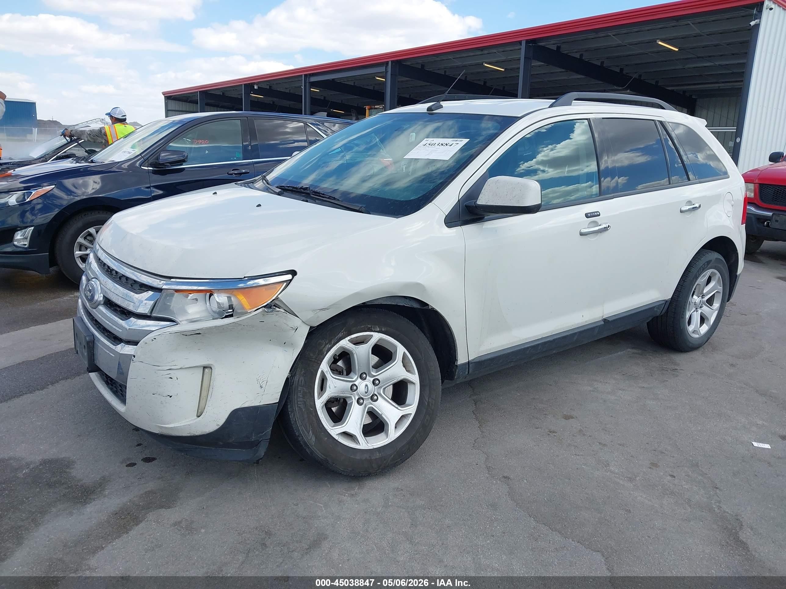 2011 Ford Edge Sel White vin: 2FMDK4JC2BBA20260