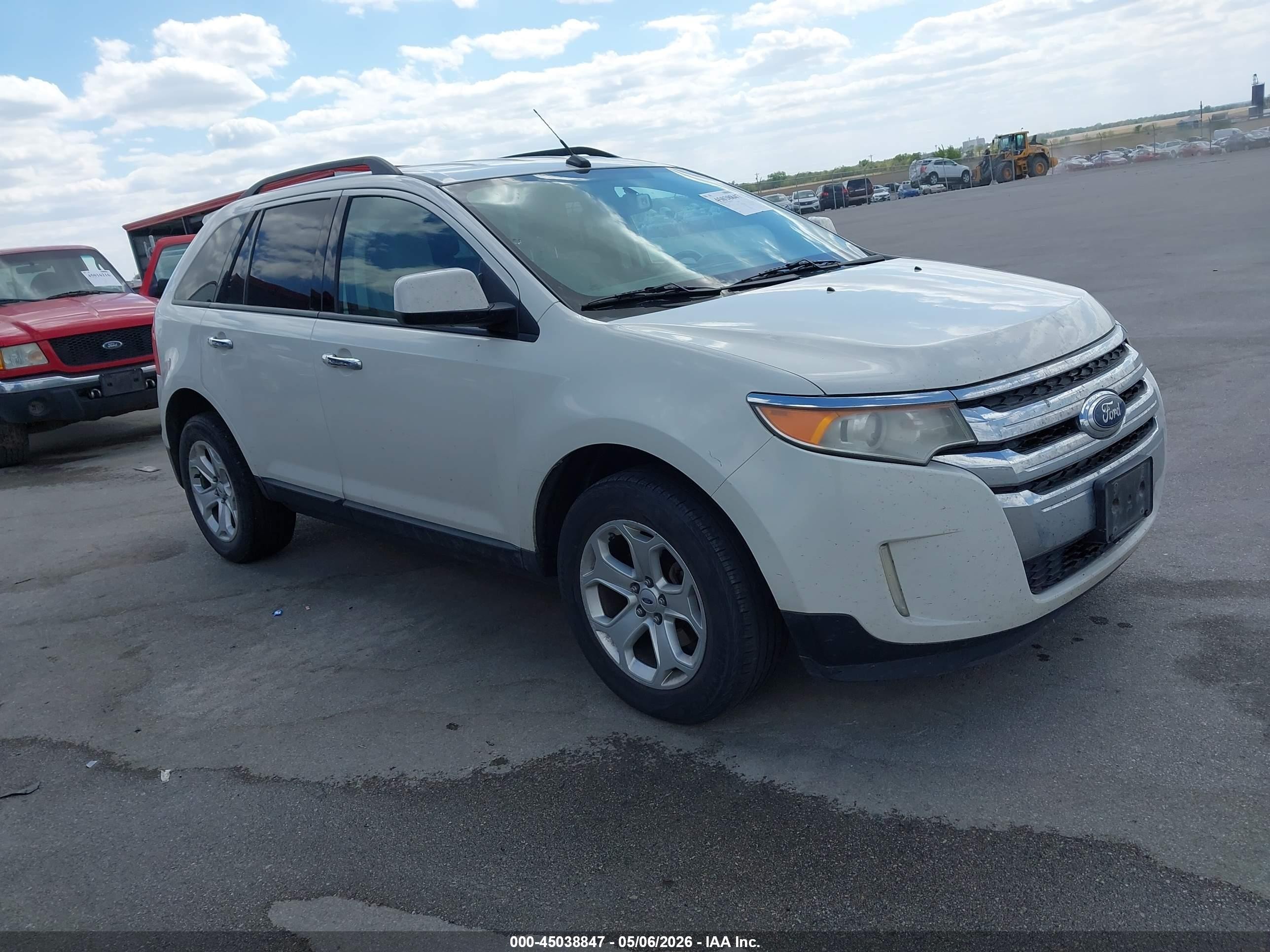 2011 Ford Edge Sel White vin: 2FMDK4JC2BBA20260