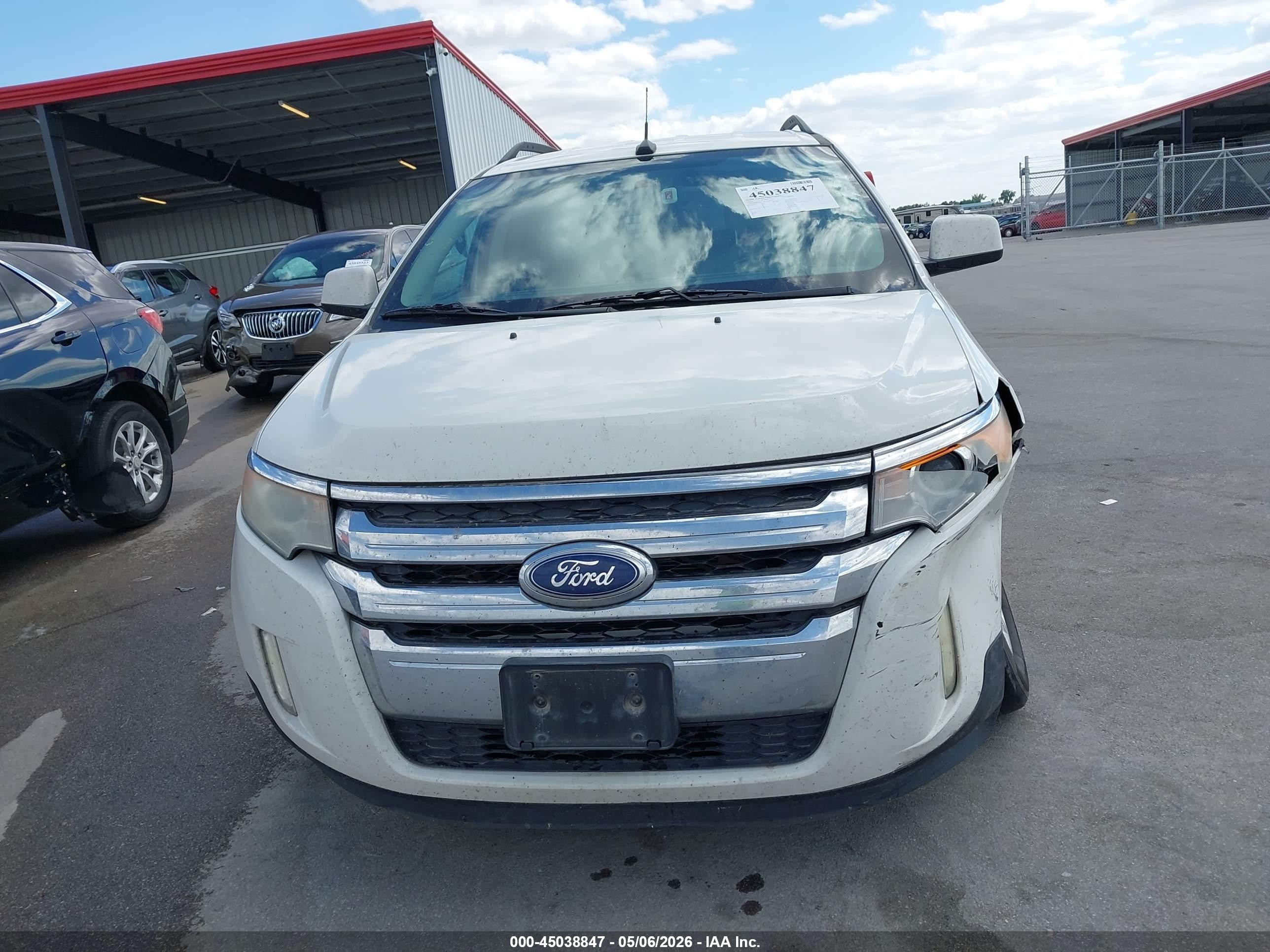 2011 Ford Edge Sel White vin: 2FMDK4JC2BBA20260