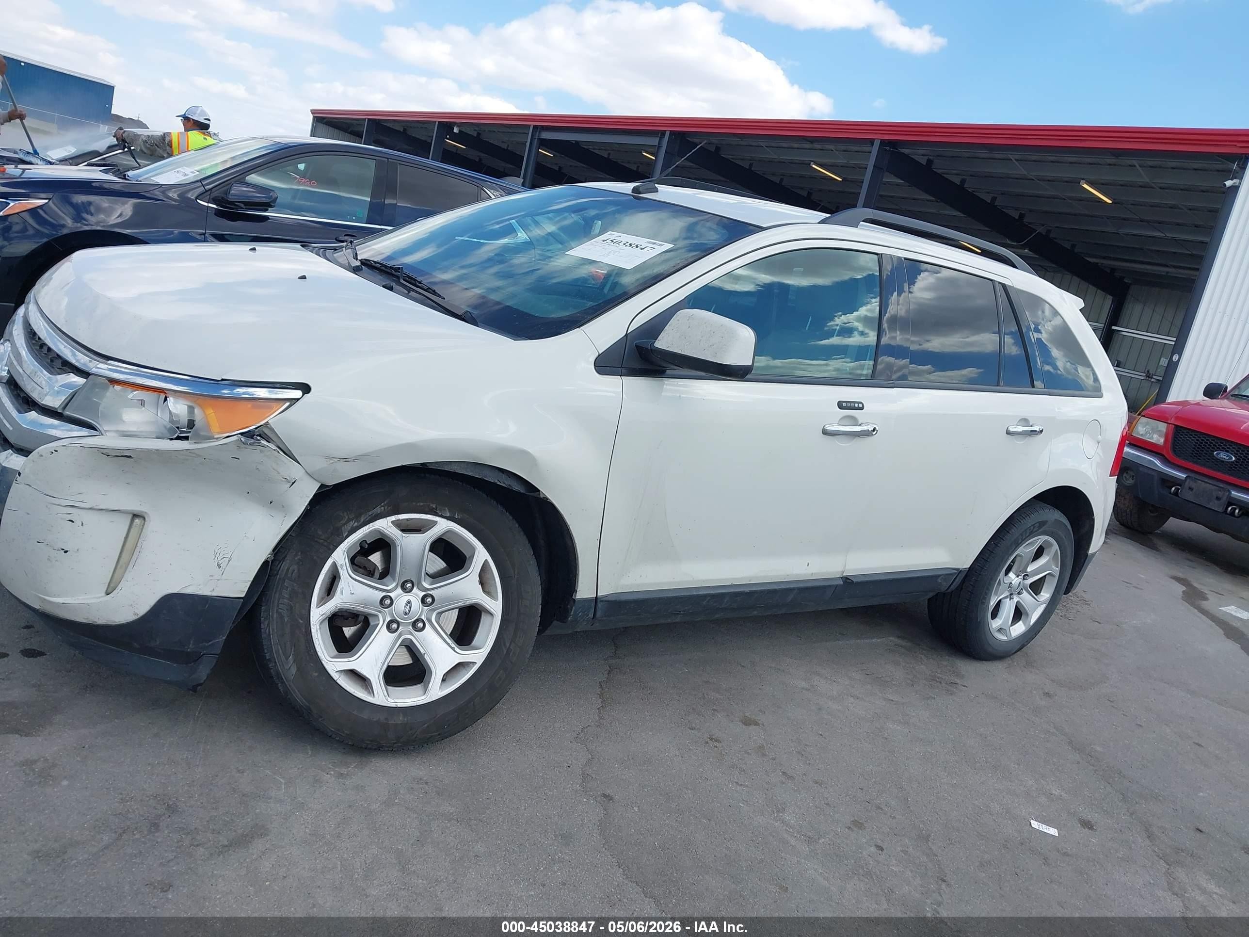 2011 Ford Edge Sel White vin: 2FMDK4JC2BBA20260