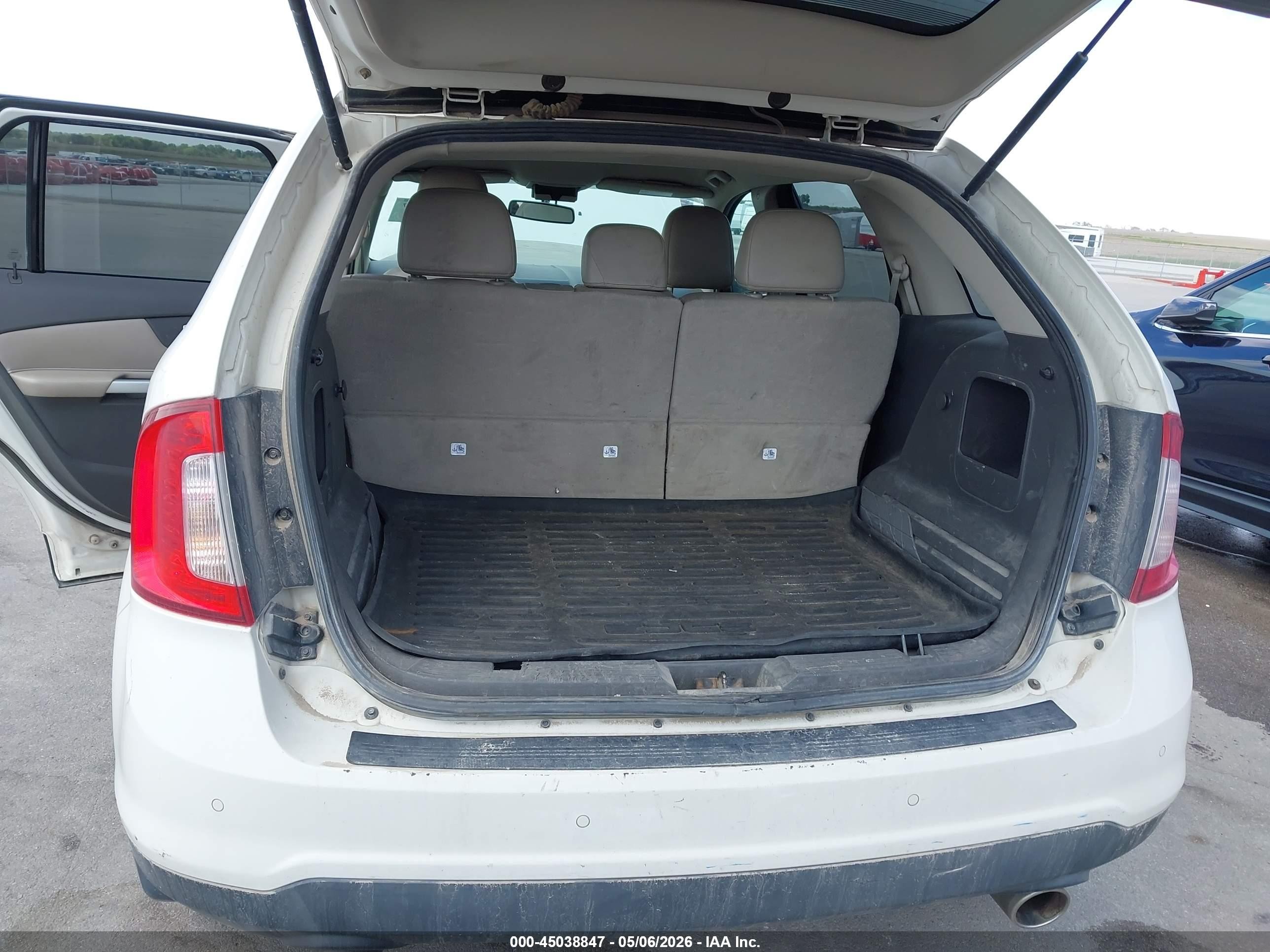 2011 Ford Edge Sel White vin: 2FMDK4JC2BBA20260