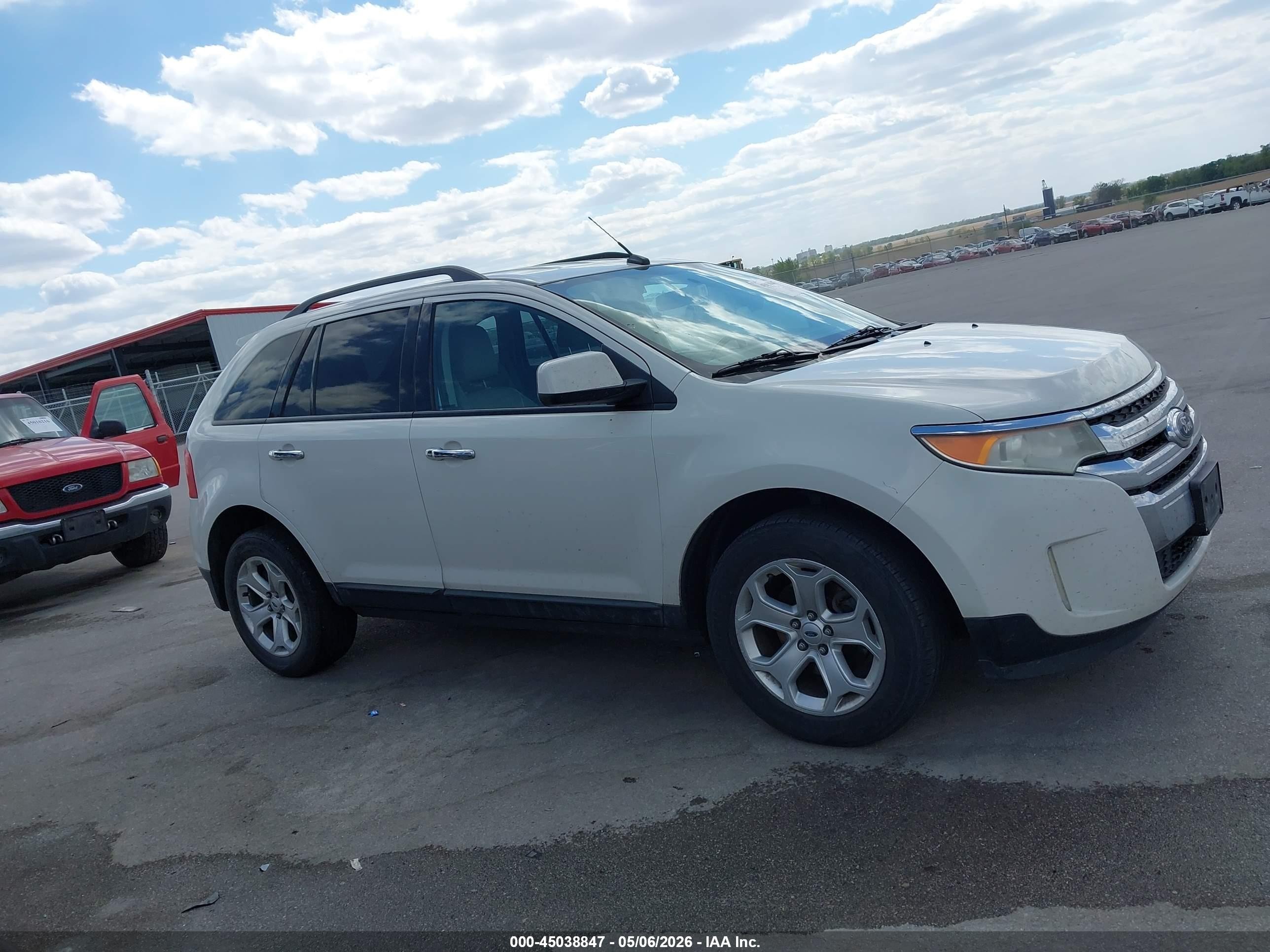 2011 Ford Edge Sel White vin: 2FMDK4JC2BBA20260