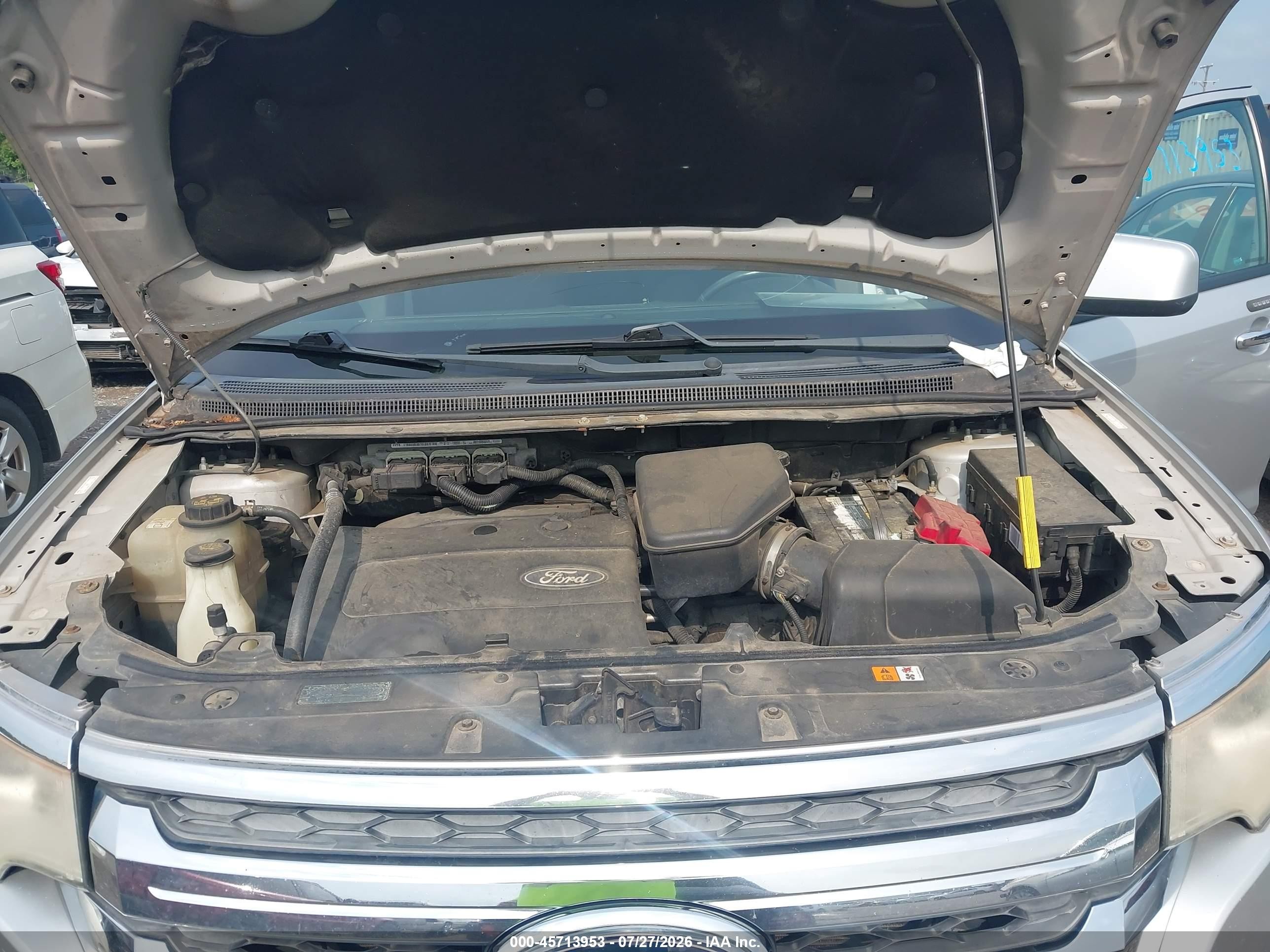 2011 Ford Edge Sel Silver vin: 2FMDK4JC2BBA65182