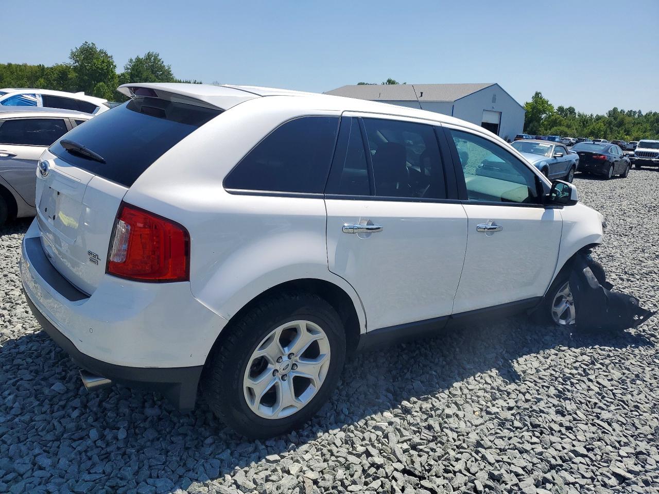 2011 Ford Edge Sel White vin: 2FMDK4JC2BBA75100