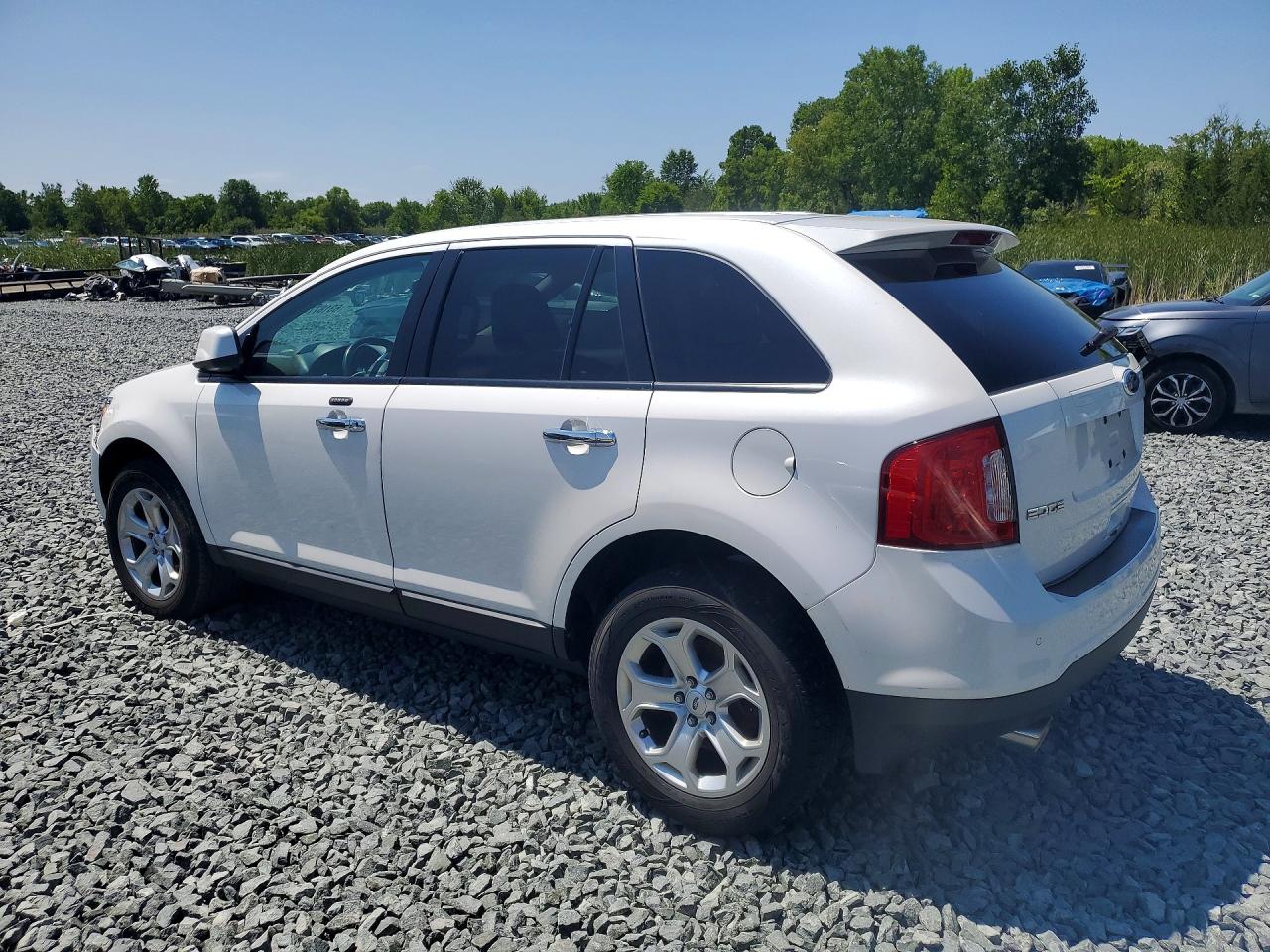 2011 Ford Edge Sel White vin: 2FMDK4JC2BBA75100