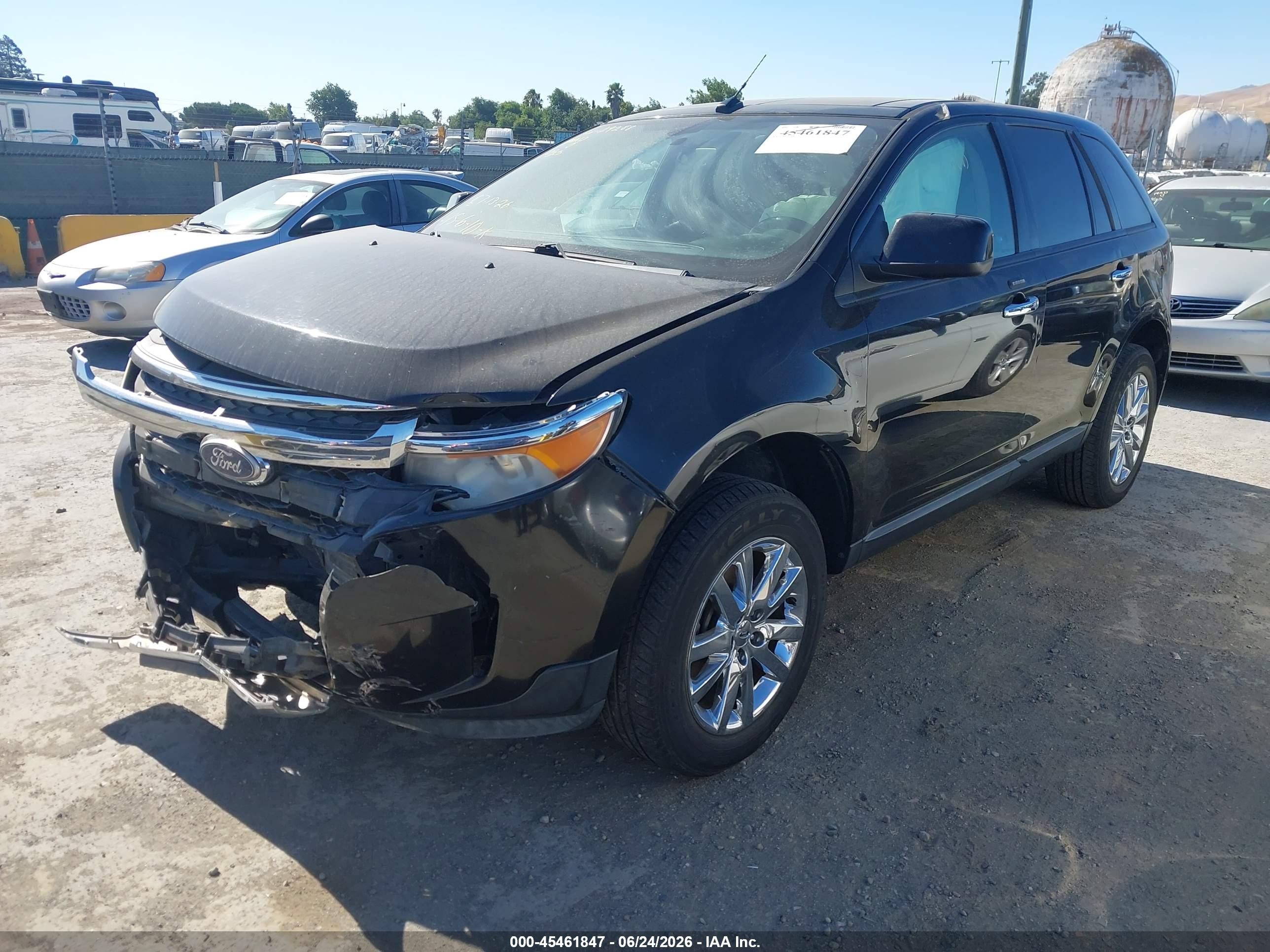 2011 Ford Edge Sel Black vin: 2FMDK4JC2BBA79406