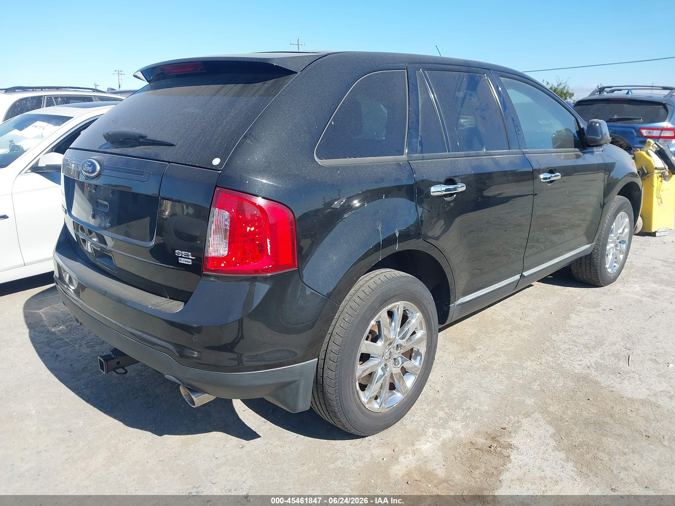 2011 Ford Edge Sel Black vin: 2FMDK4JC2BBA79406
